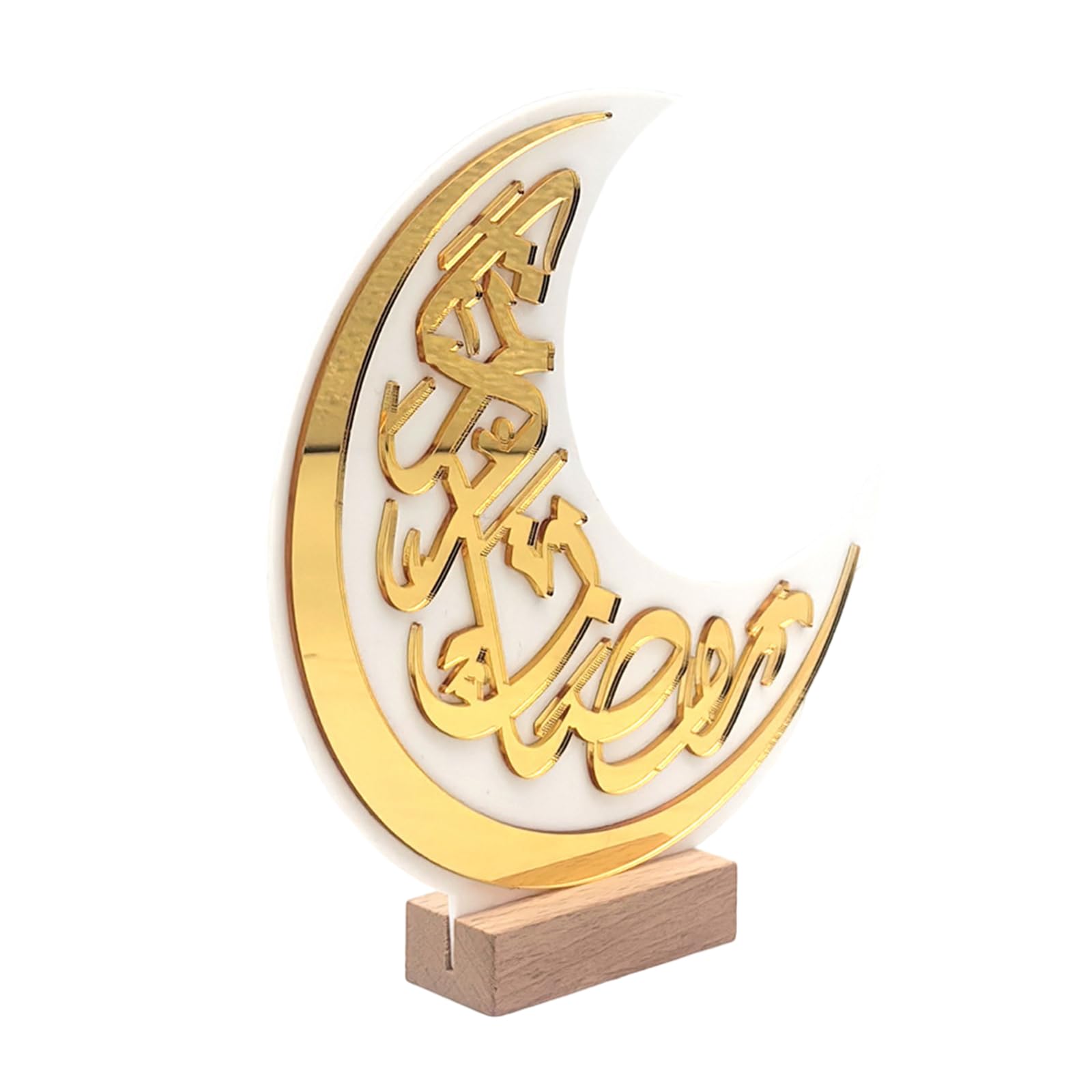 Kalttoy Ramadans Decoration Ramadans Mubaraks Ornament Eid Mubaraks Tabletop Centerpieces Sign Islamics Muslims Party Supplies Tabletop Ornament