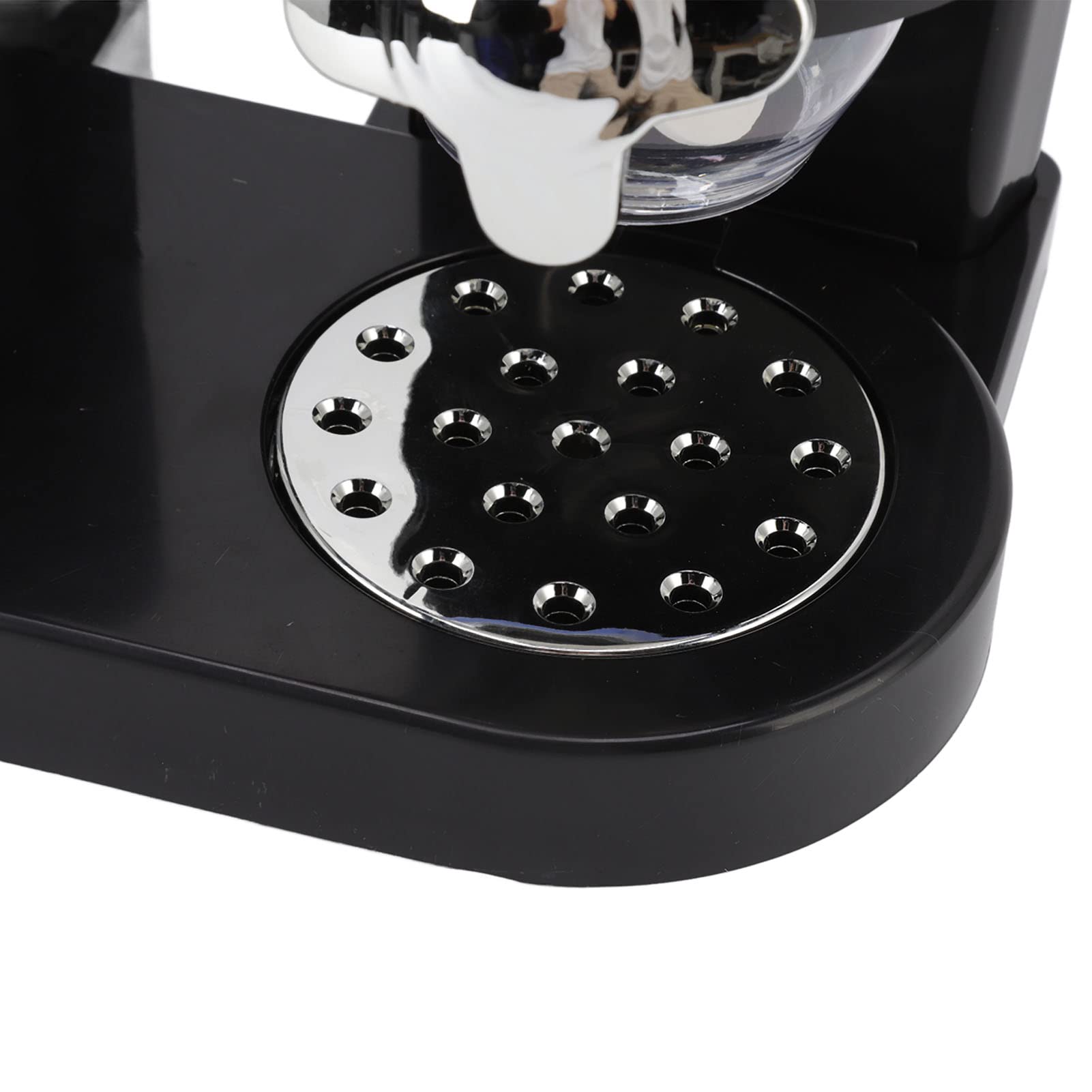 Dispensador de Cereales para Encimera, ABS, Dispensador de Alimentos Secos, 2 Botes, 7L, Control de Porciones Hermético, Almacenamiento para Familias de Despensa de Cocina (BLACK)