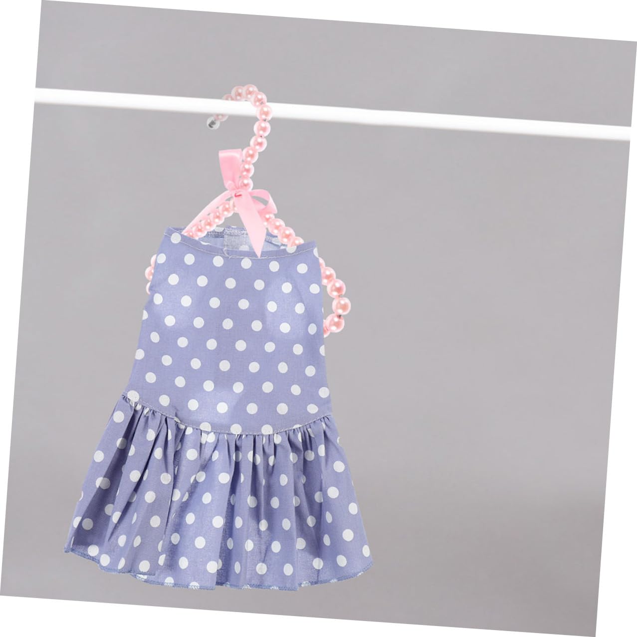TOYANDONA 5 Piezas Unidades Perchas para Ropa Niña Pequeñas con Diseño de Perlas Antideslizantes para Recién Nacido y Organizadoras para Armario y Colgado Interiores Rosa