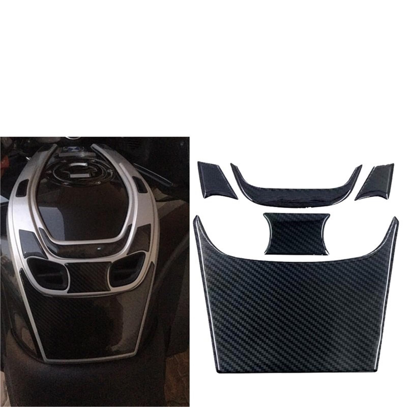 Per Bmw R1200RT 2005-2013 Protezione Per serbatoio 3D Gel 3D | Adesivo Per serbatoio carburante Para motivo in fibra di carbonio