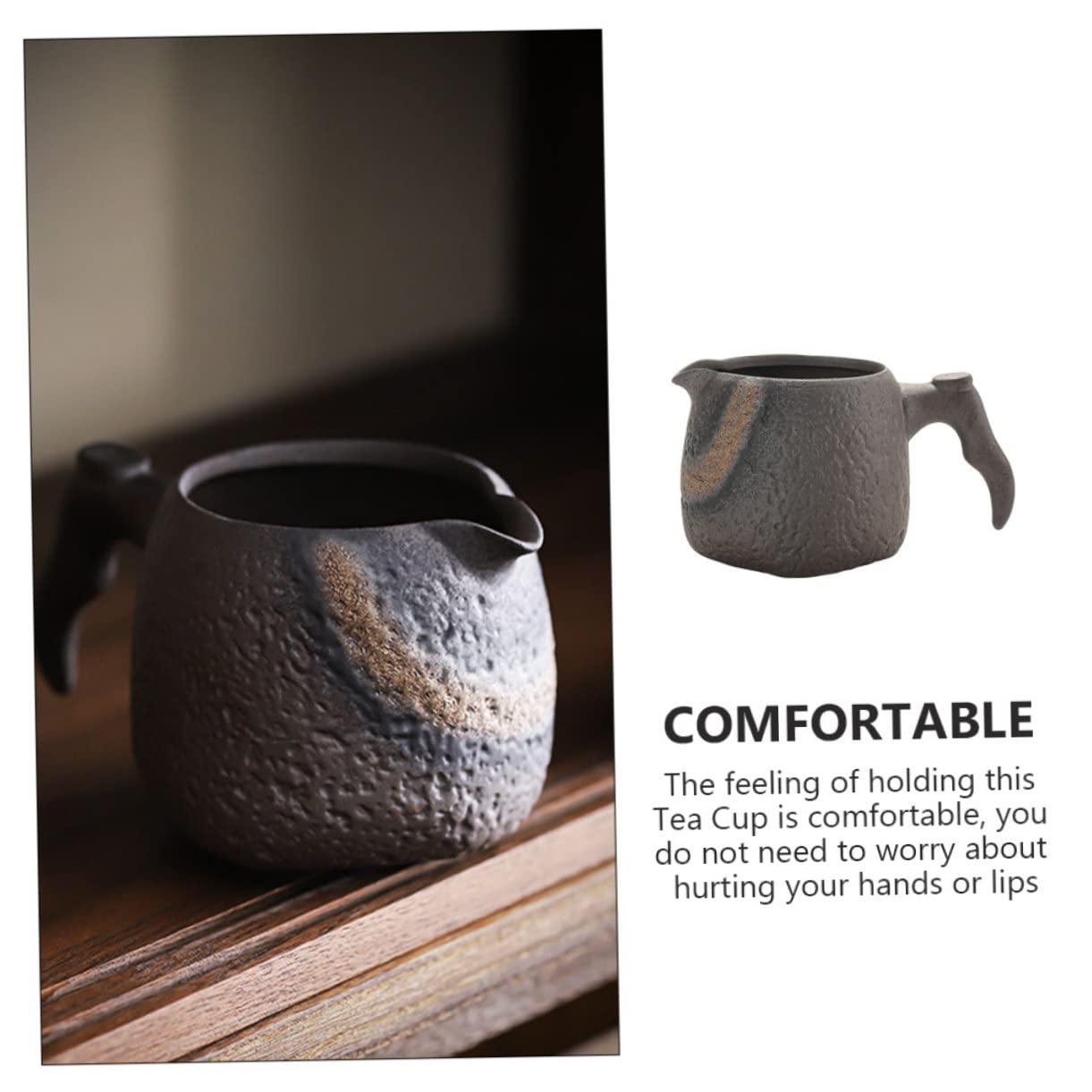 Keramik Teegeschirr Teespender aus Pottery Rund im Retro Stil