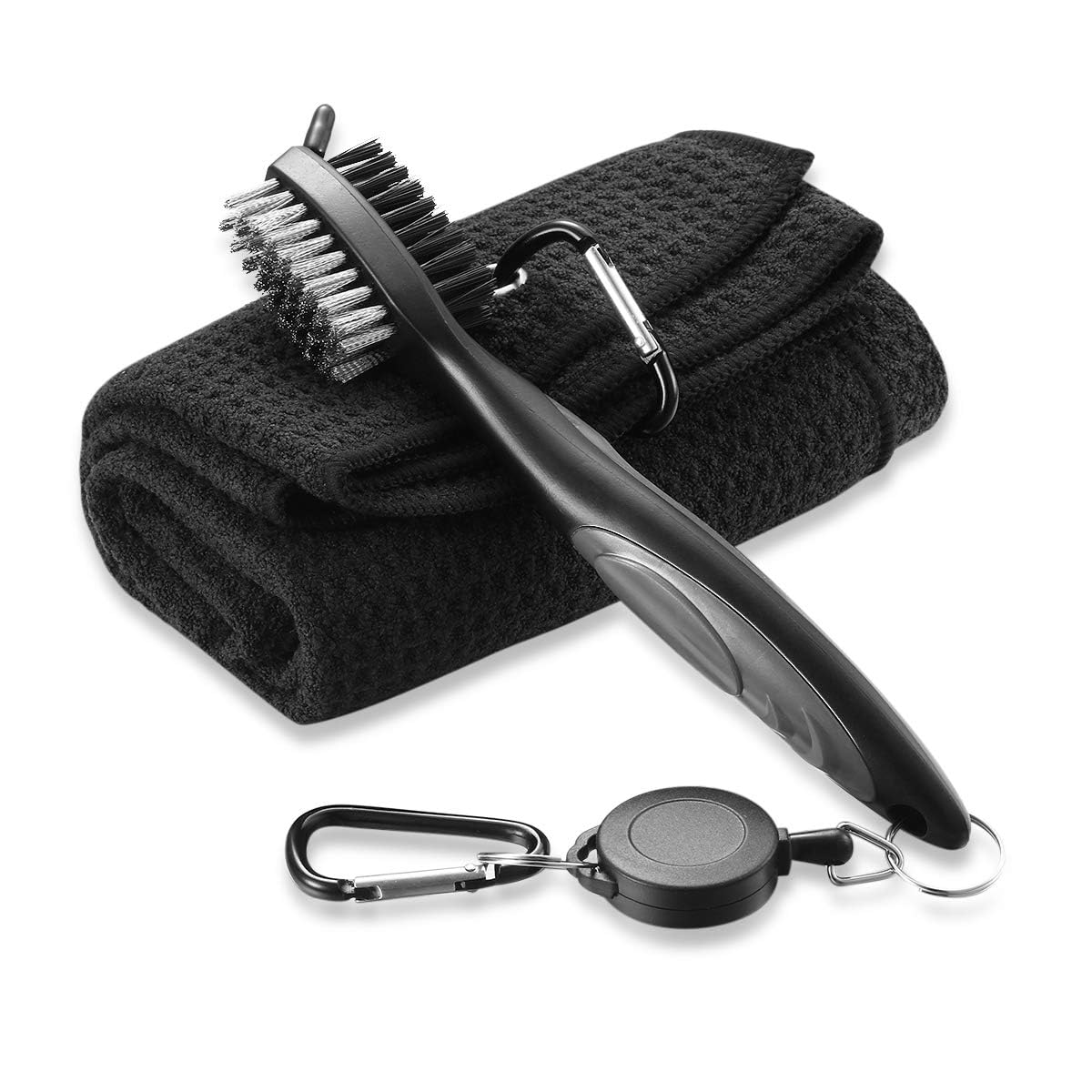 2 Pcs Golf Kit, 15.7 * 23.6in Golf with Clip, Golf Club Cleaning Kit, Premium Golf Cleaning, Durable Material for Golf Course and Practice Range-image-8