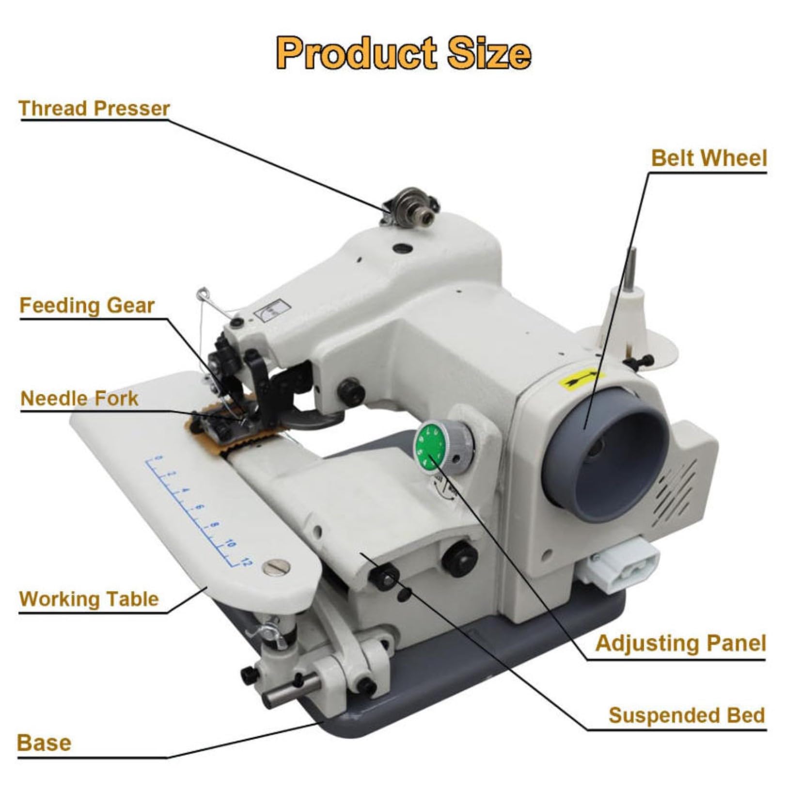 Máquina de Coser de Puntada Invisible Para Modista, Máquina de Dobladillo Portátil Para Coser y Bordar, Para Cortinas y Trajes de Sastrería