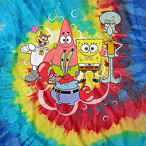 SpongeBob SquarePants Boys Shirt - Spongebob Tee - Classic Spongebob Tie Die T-Shirt2