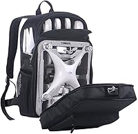 Vista 1 de Smatree Mochila rígida compatible con DJI Phantom 4/4 Pro (funda de espuma de poliestireno original, batería Phantom 4, hélices no incluidas)