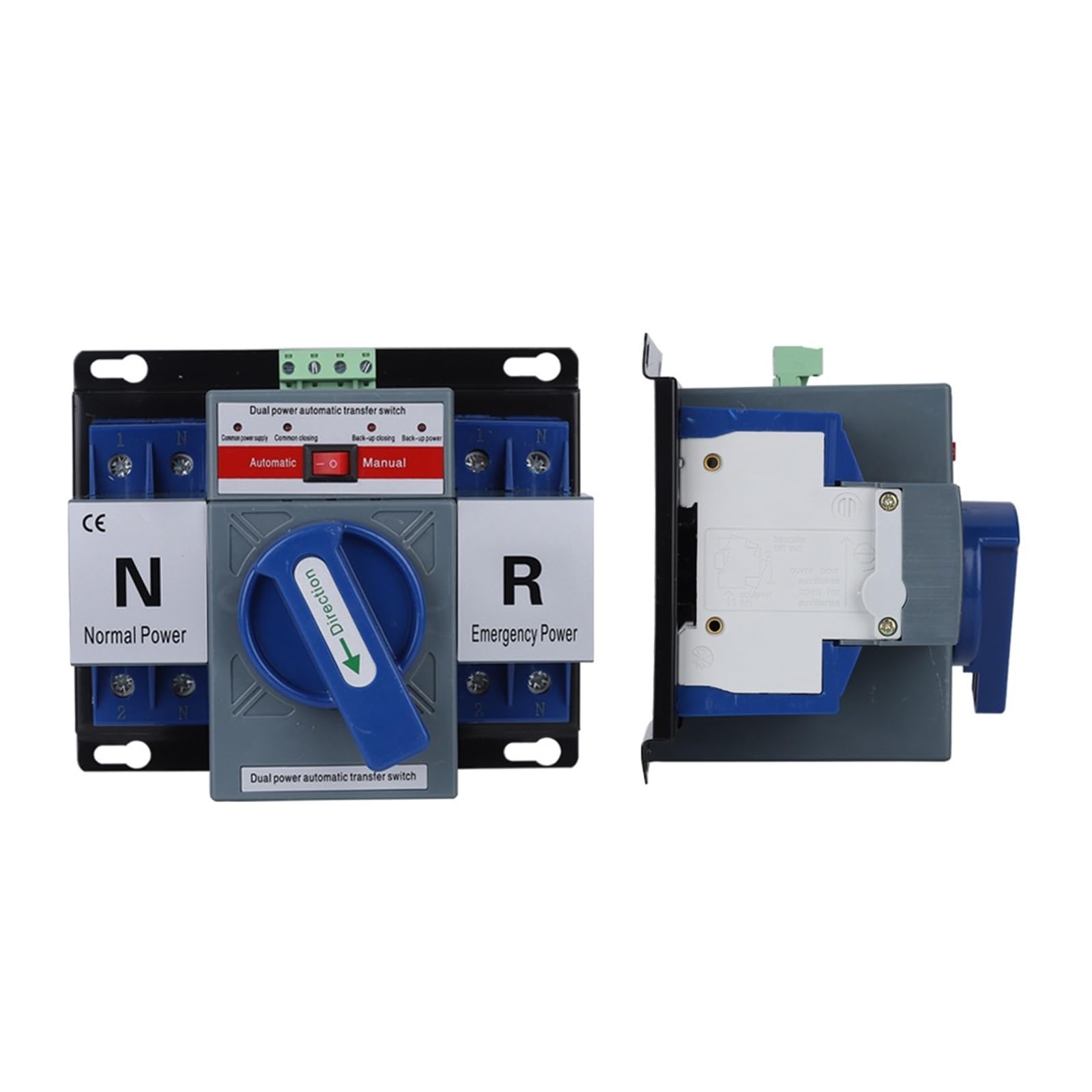 YCQ3B-63 2P/4P 63A Commutatore di trasferimento automatico a doppia alimentazione AC230V/400V Selettori elettrici 50/60Hz