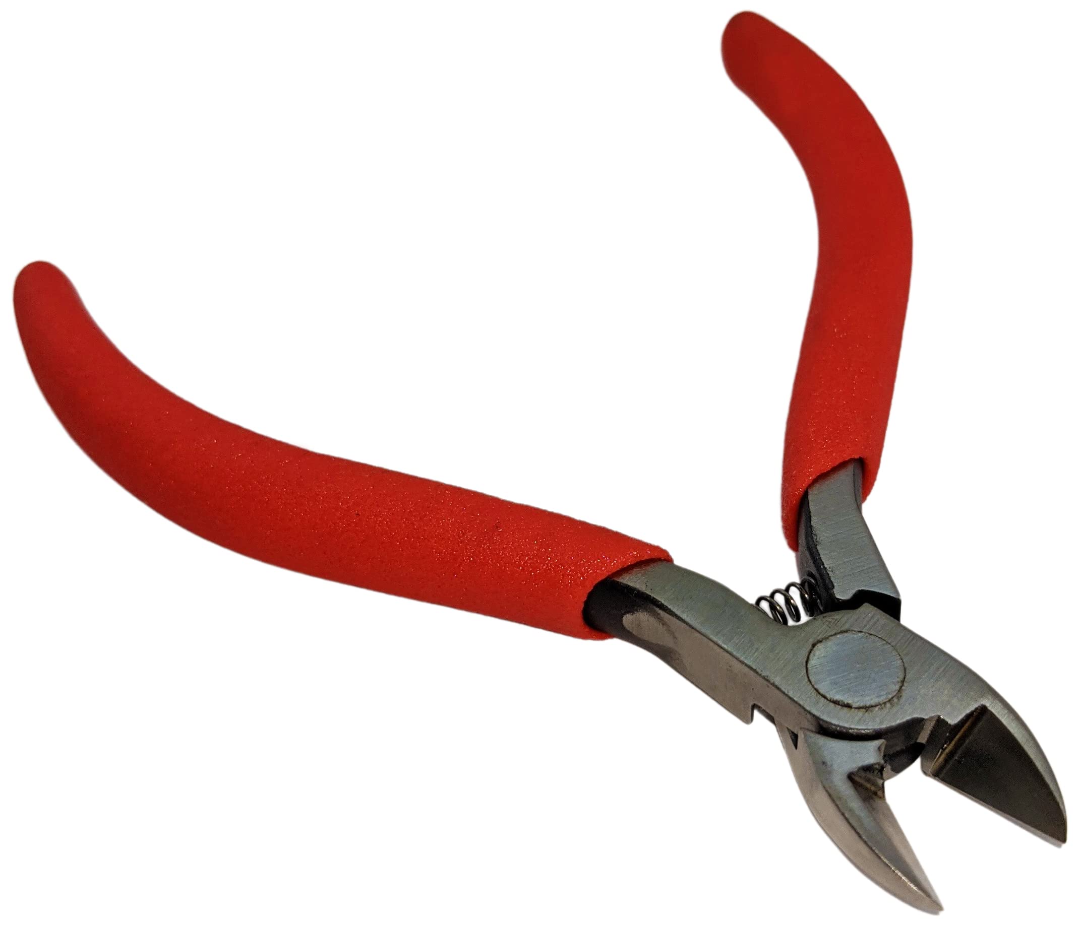 Xcelite 54CG Forged Alloy Steel Diagonal Plier with Red Cushion Grip Handle, Standard Jaw, 4