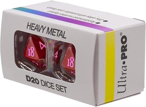 Miniatura 10 de Ultra PRO - Dados D20 vívidos de 2 ct. Perfecto para juegos MTG, DND y juegos de rol