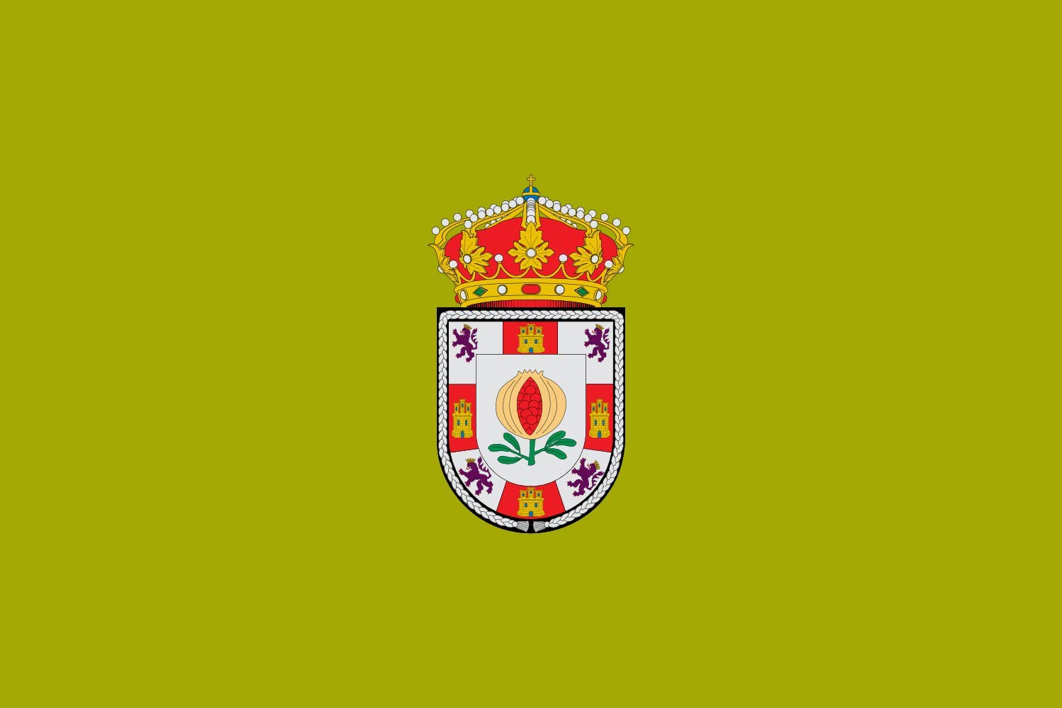 Bandera de Granada XL drapeau historique province 2008 haute finition