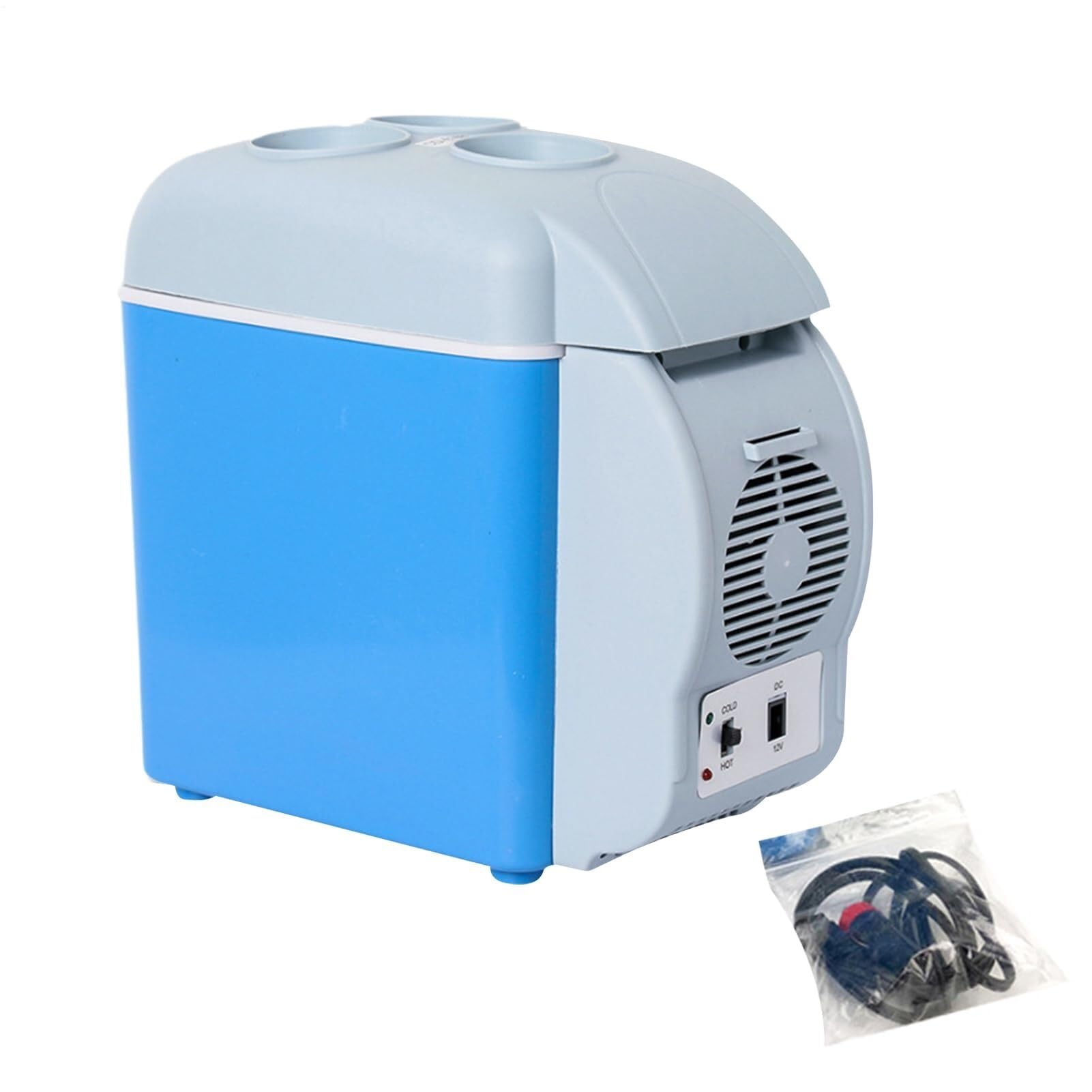 Frigorifero Portatile per Auto, Frigorifero per Veicoli,7.5L Quiet Doppia modalità Portatile Frigorifero per Camera da Letto, Cucina, Campeggio e Posto di Lavoro