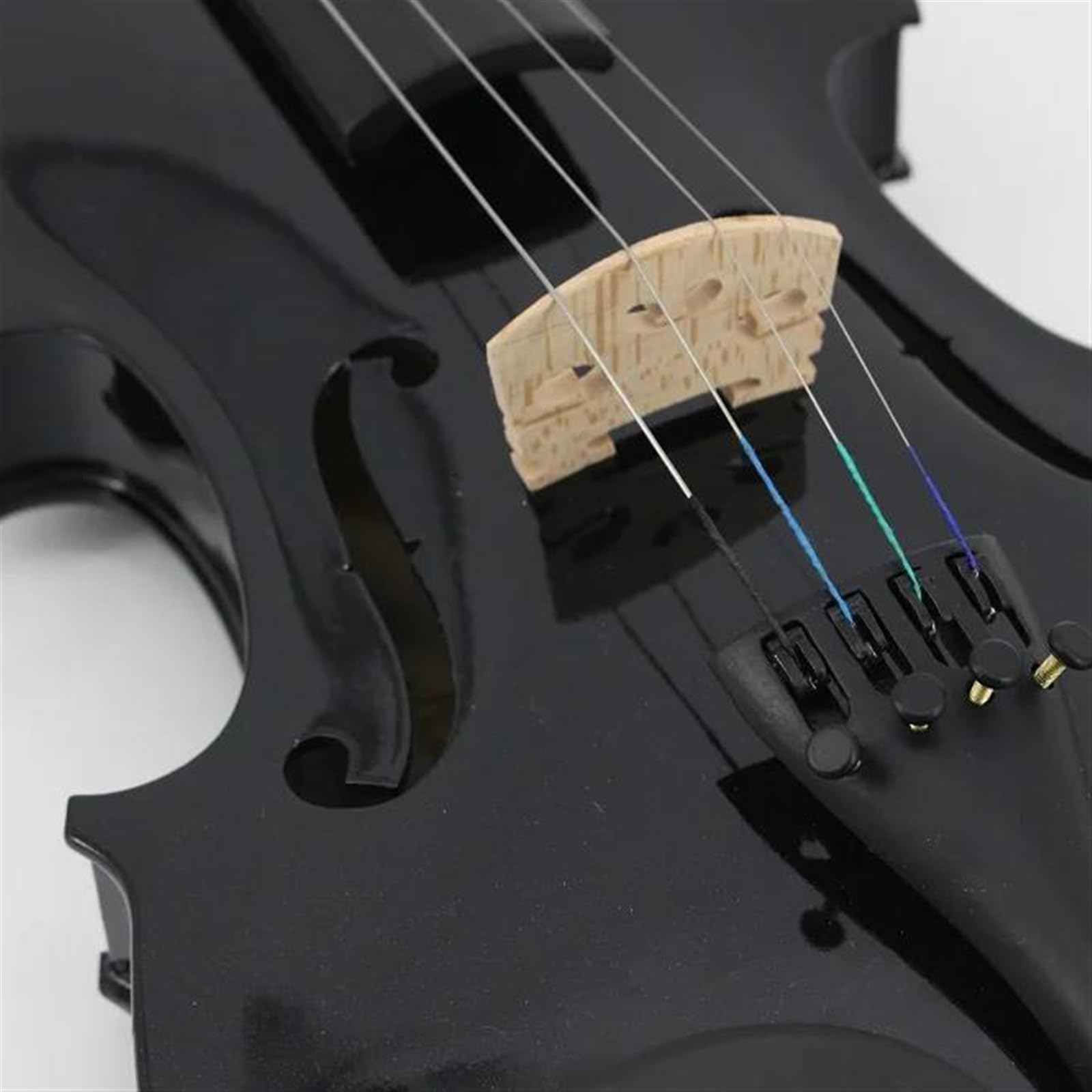 Violino Set Principiante 4/4 Violino Violino Con Custodia Archetto Set Completo Accessori Violino Nero(1/4)