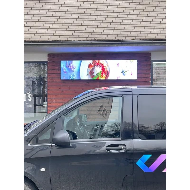 Outdoor LED Videowall – Professionelle WLAN LED Anzeigetafel & Digitale LED Laufschrift für Werbung und Schaufenster | P2.5 / P3 / P4 (P3 – 16x64 cm)