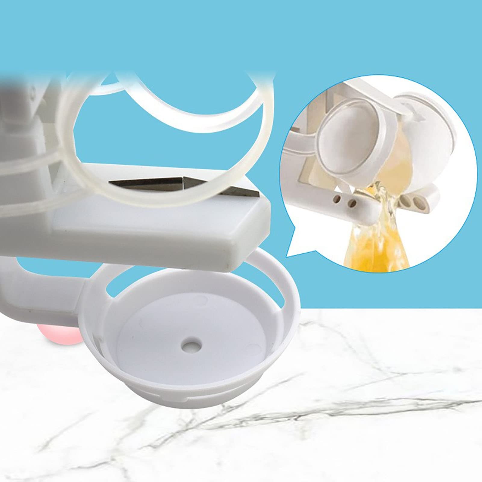 Apriscatole E Separatore Uova In Acciaio Inox - Utensile Per Uova Sode E Crude - Foto 6