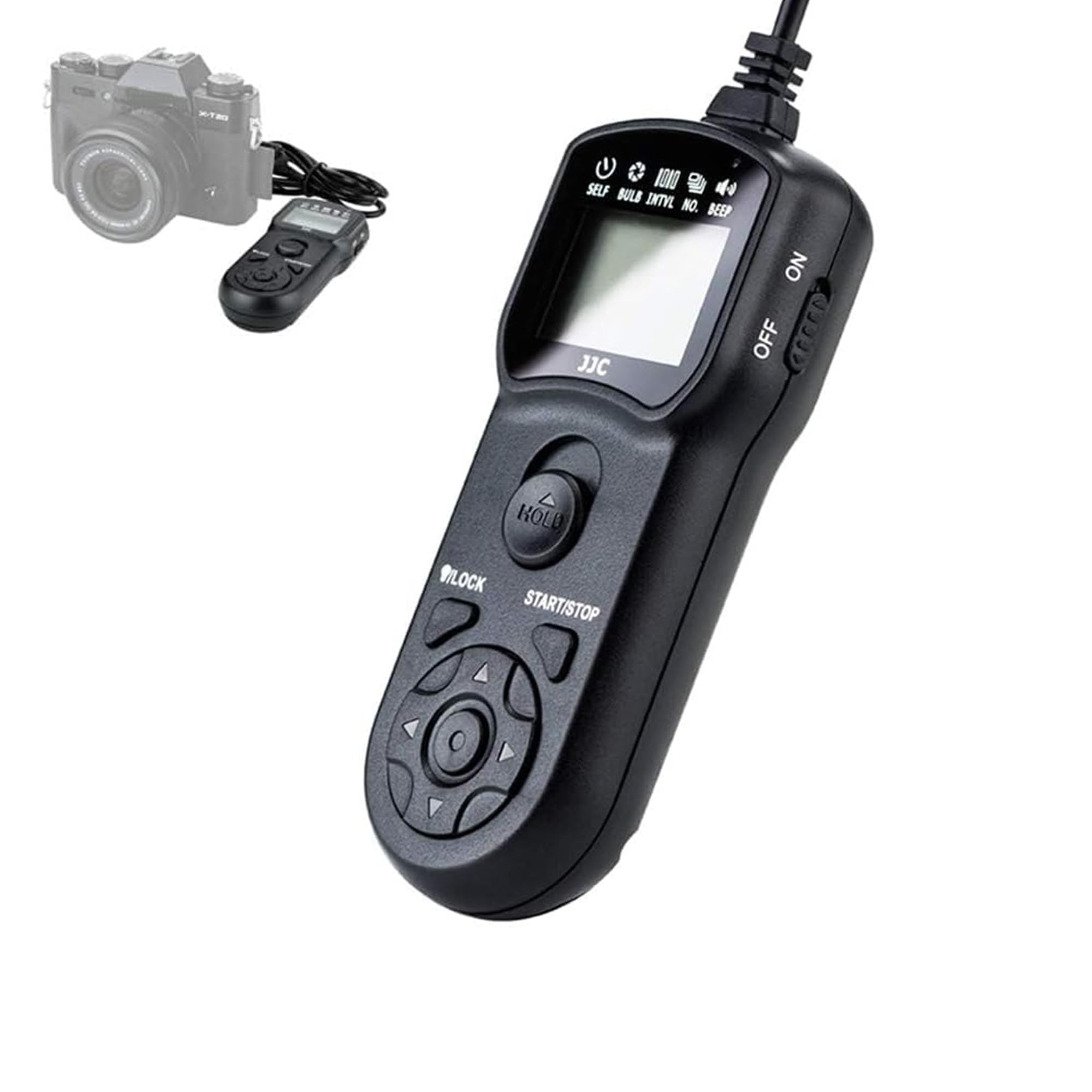 Telecomando con timer di rilascio dell'otturatore adatto per Fujifilm Fuji X-M5 X100V X-H1 X-T4 X-T3 X-T2 X-T30 X-T20 X-Pro2 X-E5 X-E3 X-T100 X-A5 GFX100