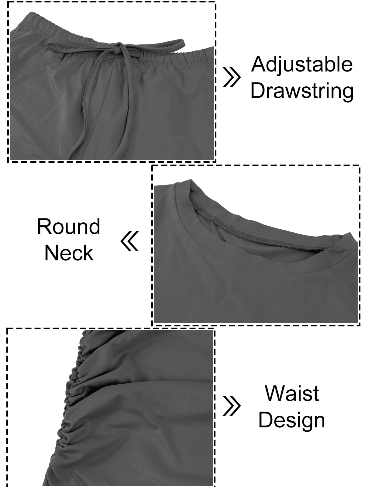 Chándales Para Mujer Fashion Casual Conjunto Deportivo de Cintura Alta con CordóN Para Mujer 2-Piezas Suave Top Manga Corta PantalóN Pata Ancha
