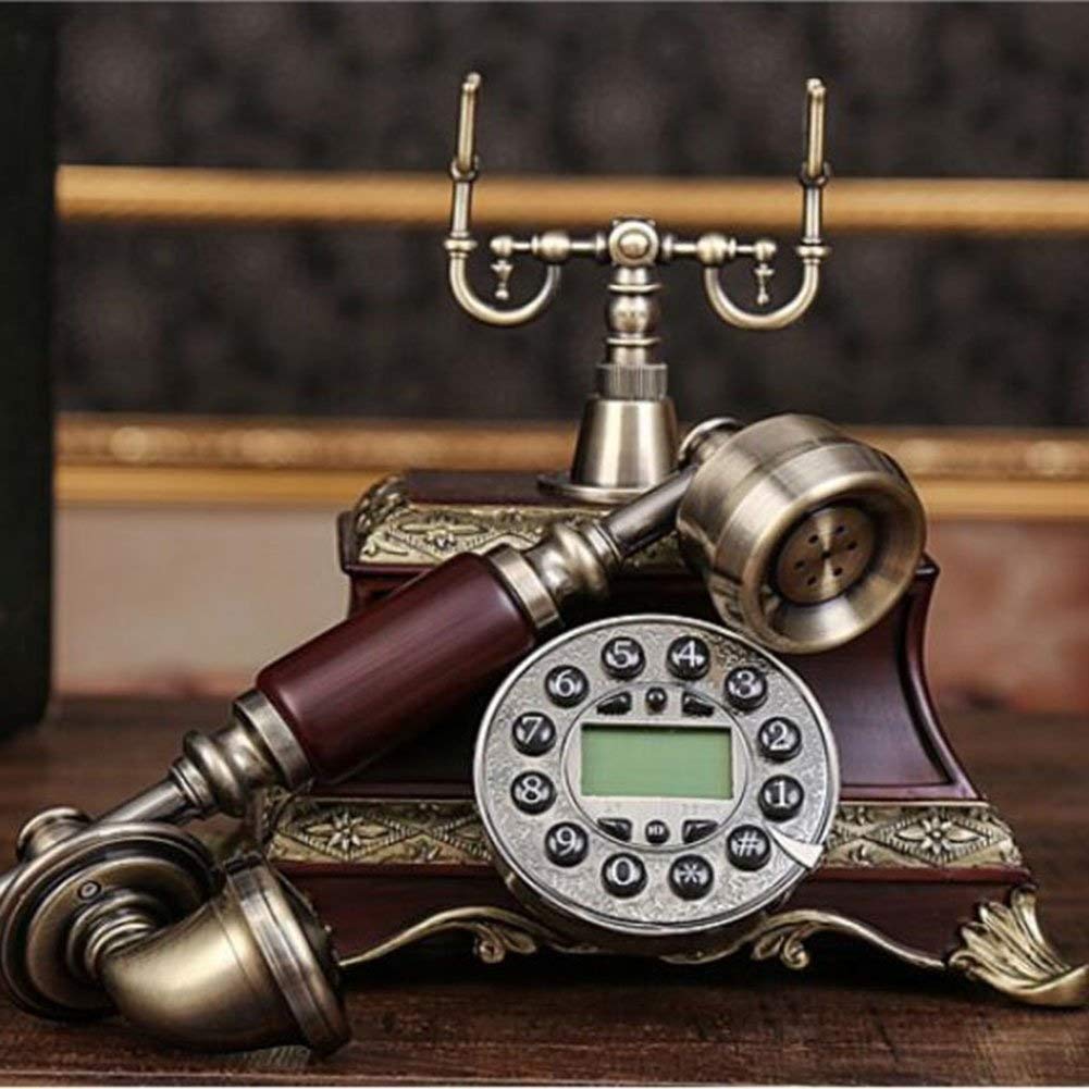 Telefon retro Vintage telefon Europejski ogród Retro telefon Vintage stacjonarny telefon stacjonarny do domowego biura