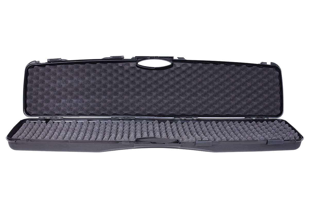 GSG Waffenkoffer 113x29,5x11cm mit Schaumstoffeinlage mit Ösen Langwaffenkoffer Gewehrkoffer Transportkoffer Schutzkoffer Schaumstoff Hartschale Fotokoffer Kamerakoffer