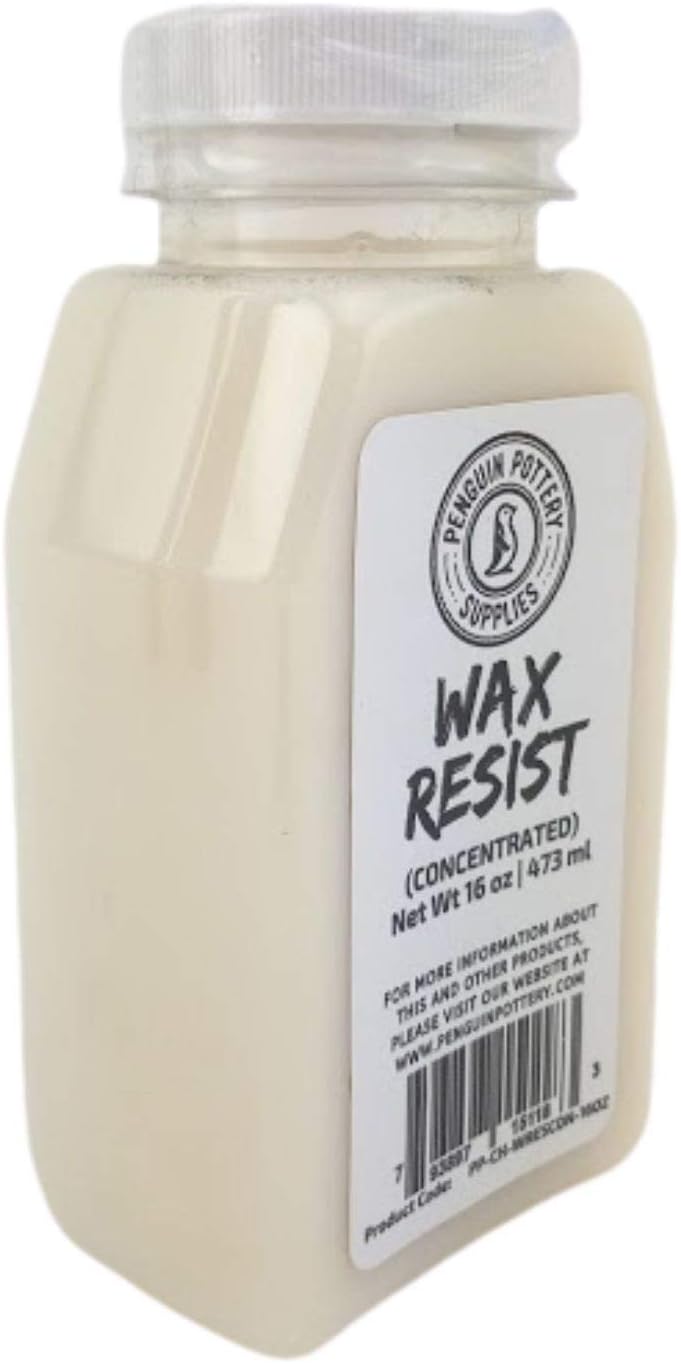 Penguin Pottery - Wax Resist for Glaze and Slip Application (16 oz)