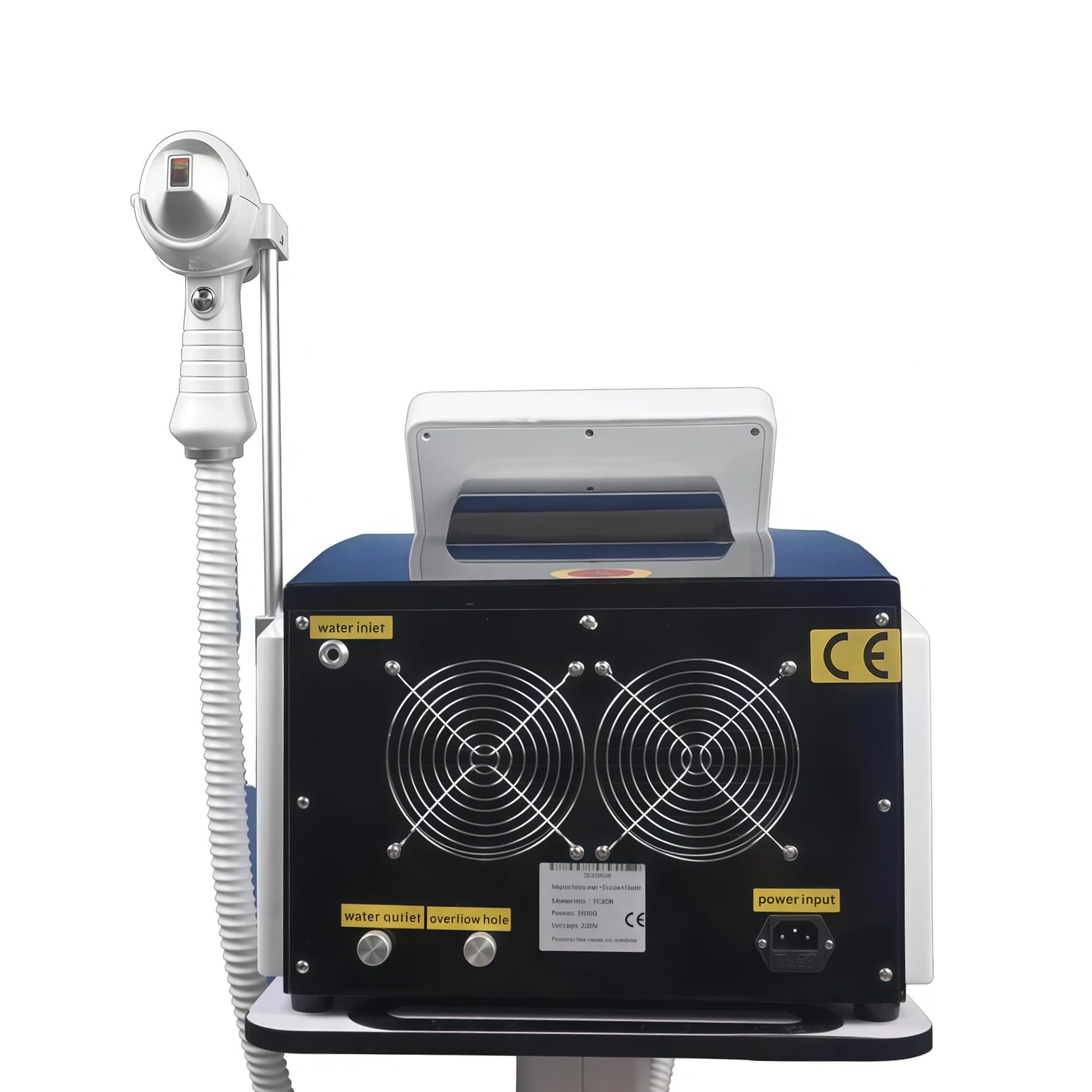Apparecchio professionale per la depilazione laser a diodo da 4000 W, con 4 lunghezze d'onda (755, 808, 940,1064nm) per una depilazione intelligente e un'impugnatura ghiacciata per lenire la pelle
