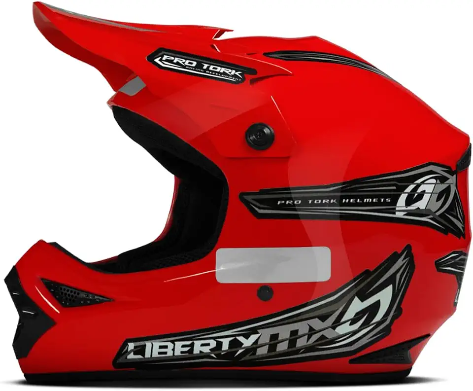 Capacete Motocross Pro Tork Liberty Mx Pro Tam. 58 Vermelho