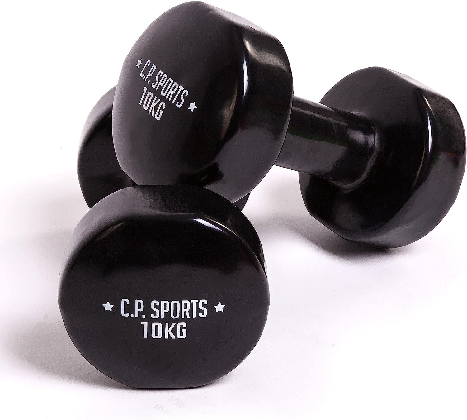 C.P. Sports Gymnastikhanteln | Kurzhanteln 2er Set - Gewichte von 0,5kg bis 12kg | Hanteln/Dumbbells für Damen & Herren | Hantelset für Sport, Fitness, Gymnastik, Kraftraining, Workout, Home Gym