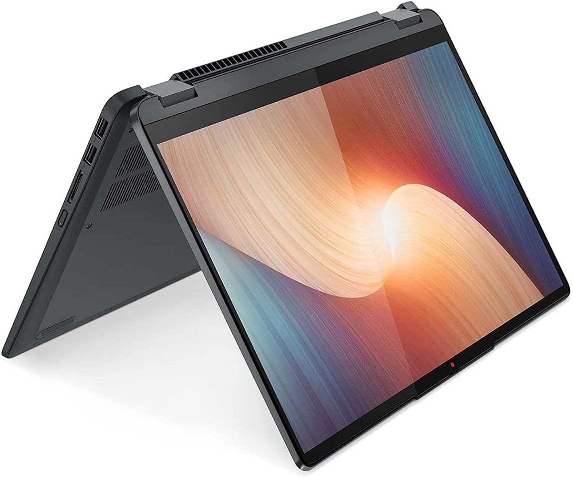 Lenovo Flex 5 Laptop, 14.0" FHD Touch Display, AMD Ryzen 5 5500U, 16GB RAM, 512GB Storage, AMD Radeon Graphics, Windows 11 Home, Storm Grey