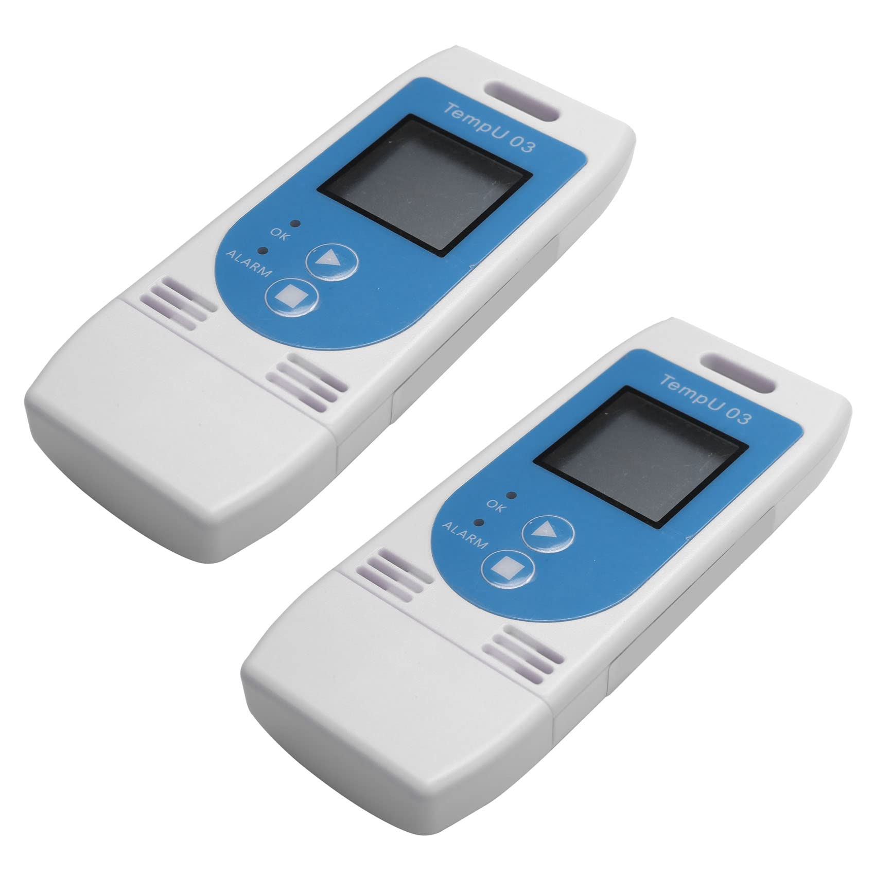 2 x USB rejestrator temperatury i wilgotności powietrza, rejestrator temperatury i wilgotności, rejestrator temperatury i wilgotności powietrza o pojemności 12 000