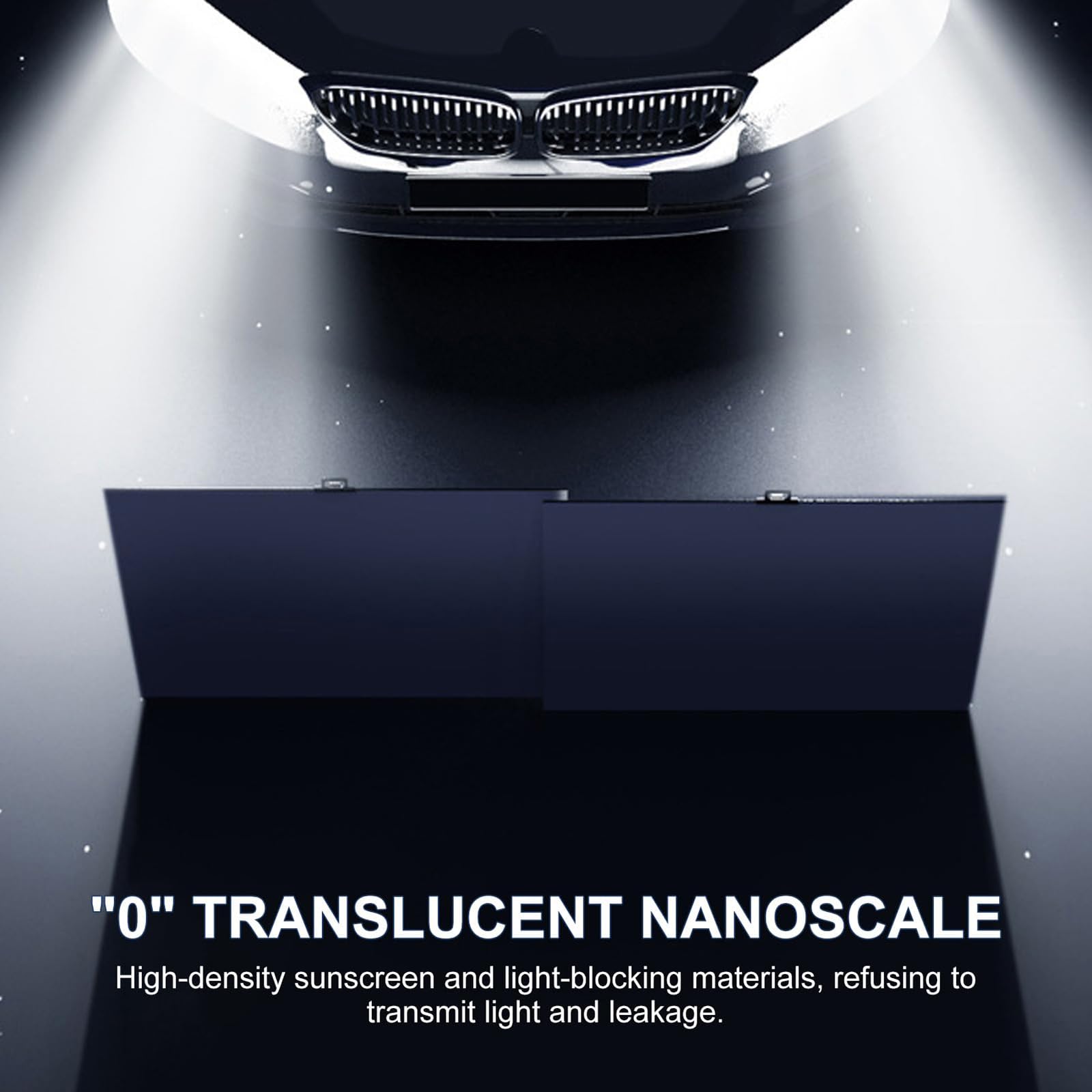 Parasol Coche Delantero para Toyota C-HR CHR Hybrid | Aislamiento térmico coche cortina parasol coche protector solar coche protector de parabrisas contra rayos uv alta densidad