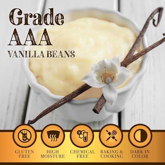 Vainilla Mexicana Vainilla Villa - Vainas Grado AA Naturales Pack 3 miniatura 4