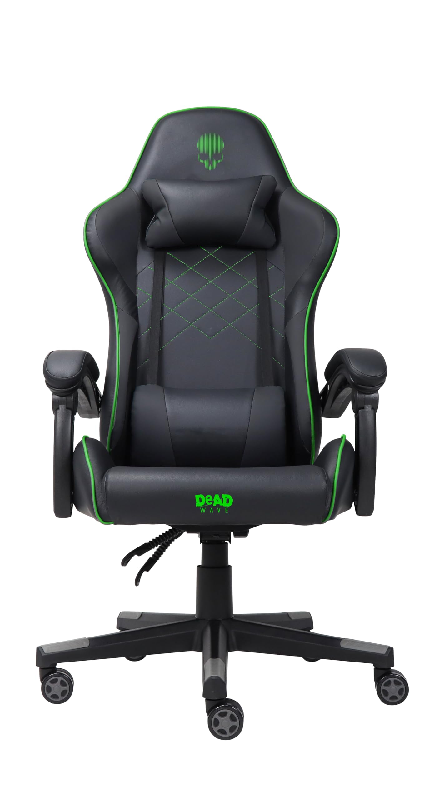 DEAD WAVE SEDIA GAMING SKULL CHAIR GREEN
