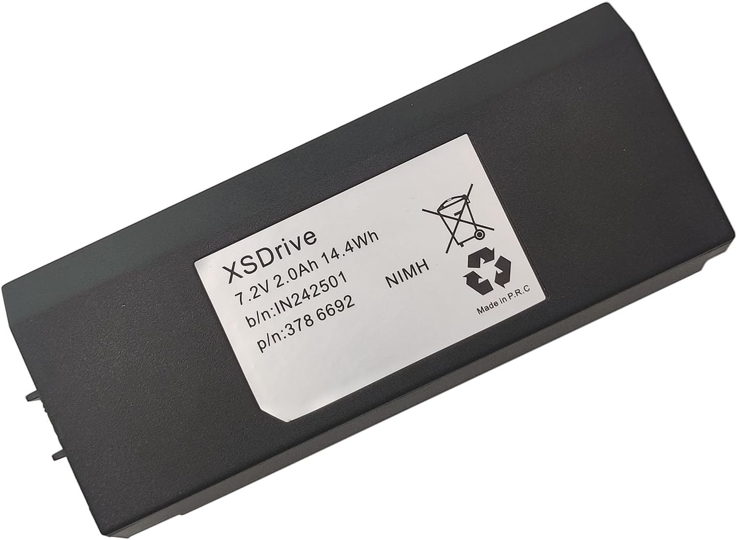 XSDrive 7.2V 2000mAh Ni-MH Rechargeable Battery H3786692 AX-HI6692 HIA7220 Batteries (7.2 Volt, 2.0 Ah, Rechargeable)