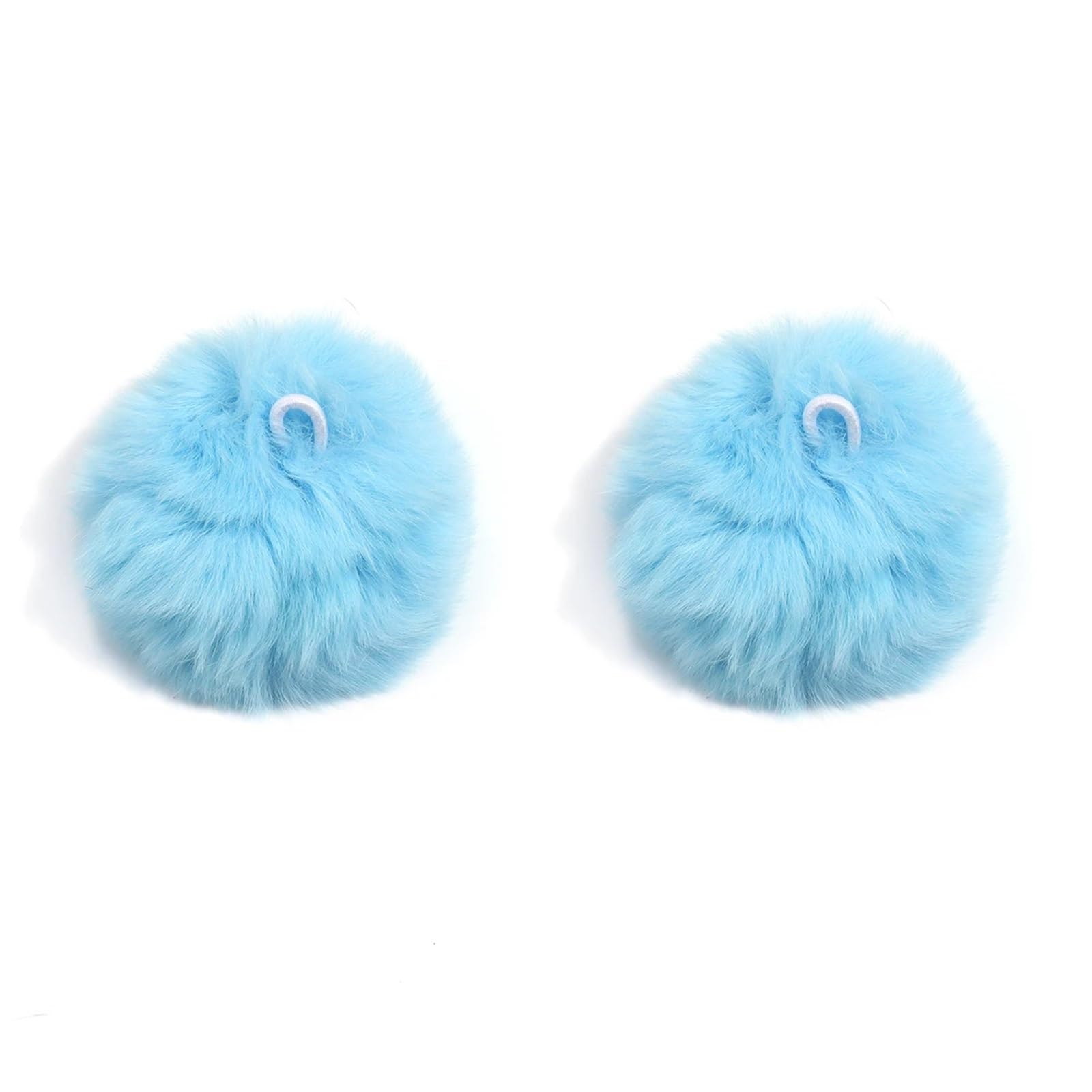 Fluffy Soft Pompom Balls 6cm 20pcs for DIY Sewing Keychain Hat Glove Craft