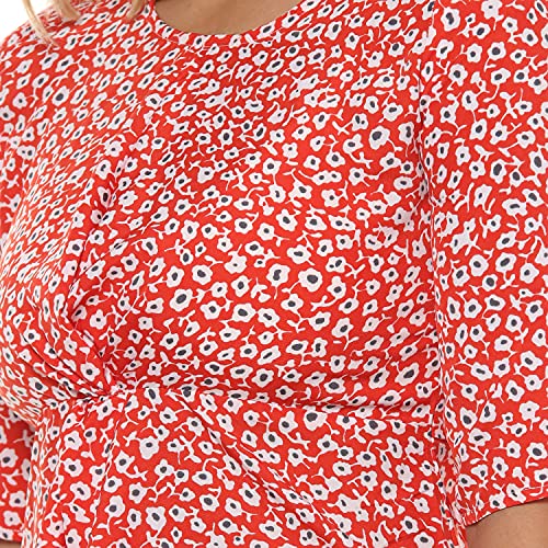 Image of Campus Sutra Women's Cotton Fit and Flare Above The Knee Casual Dress