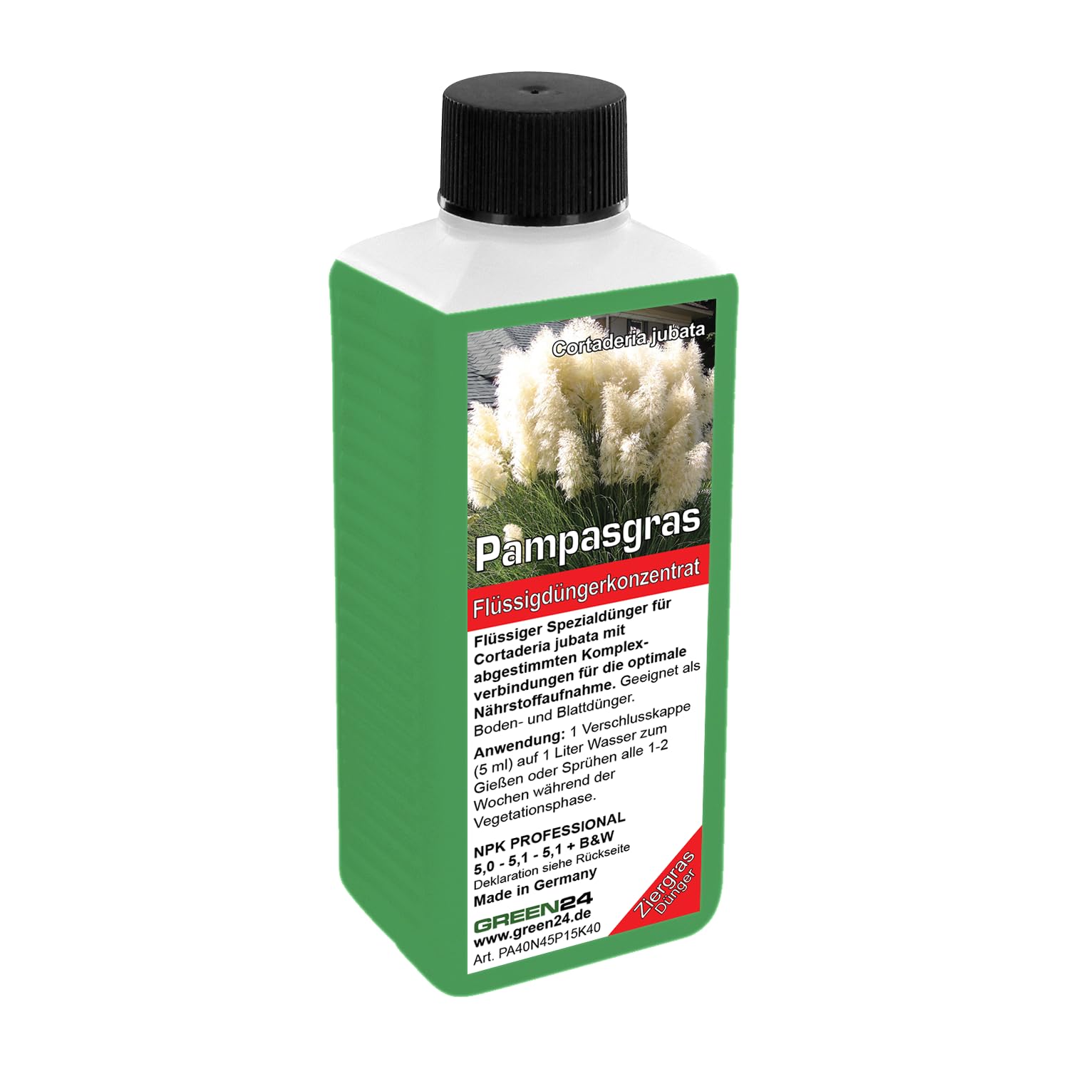 Pampasgras-Dnger NPK Cortaderia selloana Flssigdnger 250ml fr schnelles  und starkes Wachstum : Amazon.de: Garten