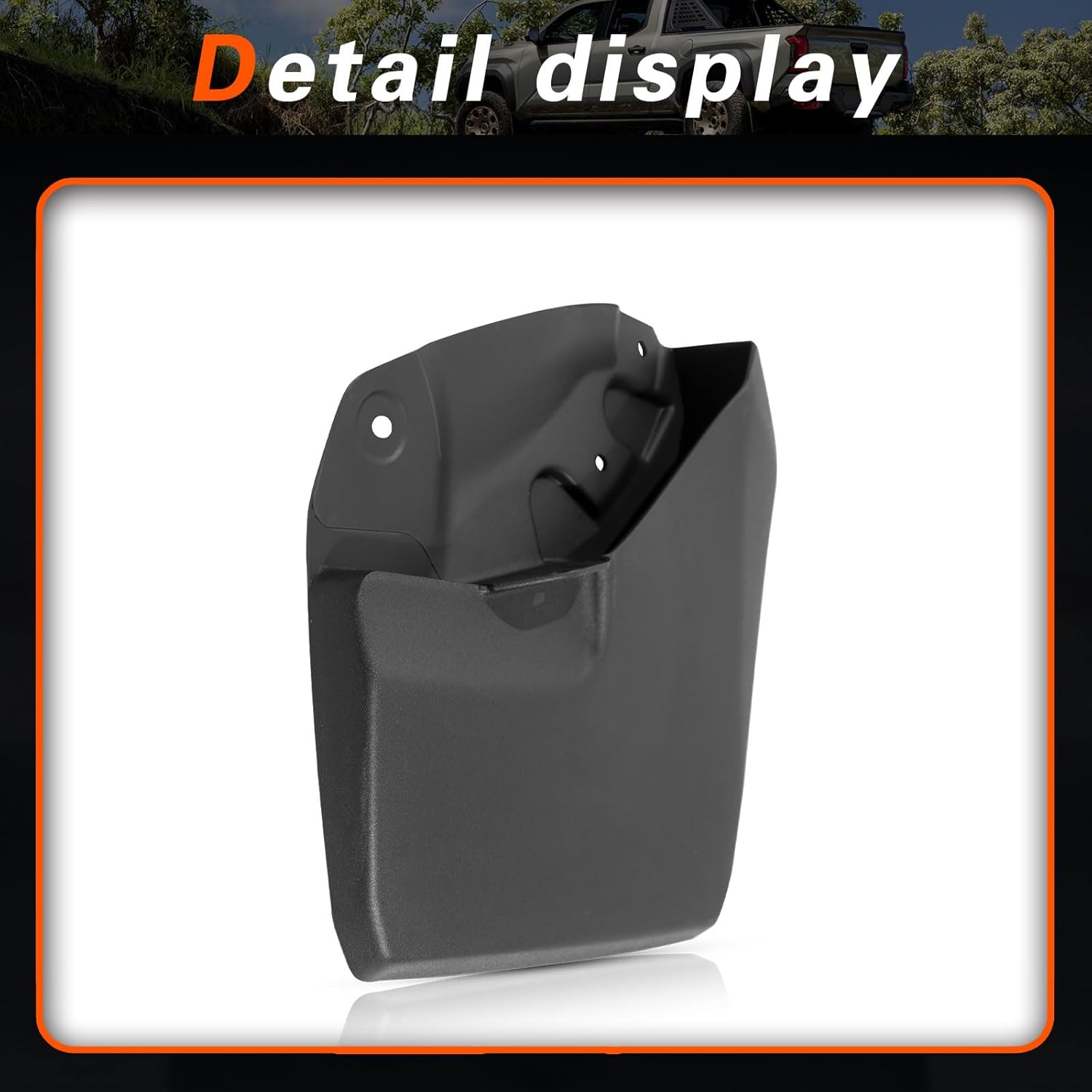 4PCS Mud Flaps Compatible with 2024 2025 Toyota Tacoma TRD Pro or Trailhunter Mudguard Kit Mud Guards Splash Guards PK389-35R00-P1