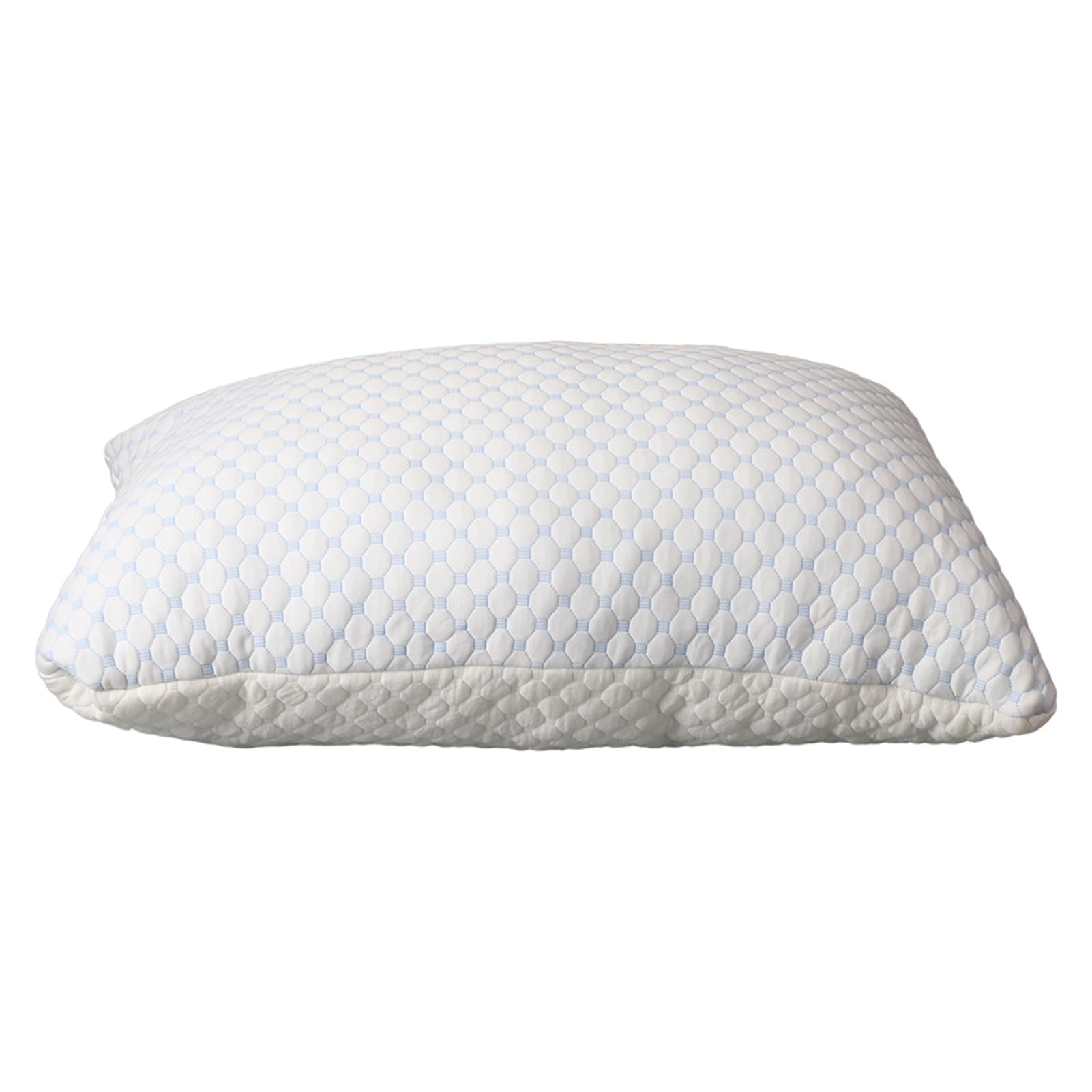 Fdit Cuscini in Memory Foam Triturati Queen Size Set di 2 Cuscini Regolabili con Infusione di Gel Rinfrescante con Copertura in bambù per Chi Dorme Sul Lato dello Stomaco Posteriore