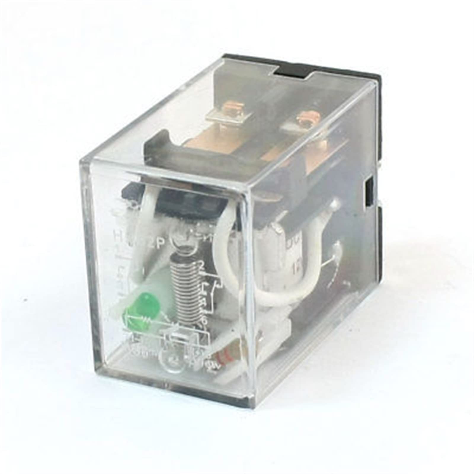 HH62P DC 12V Spule 8Pin DPDT Grüne LED-Anzeige Leistungsrelais Ersatzteile