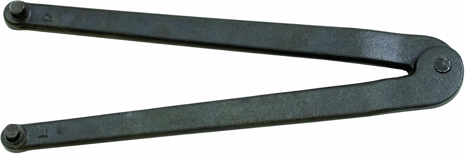 Martin 484 High Carbon Steel 4 Extreme Capacity Adjustable Face Spanner, 10-3/8" Overall Length, Industrial Black Finish