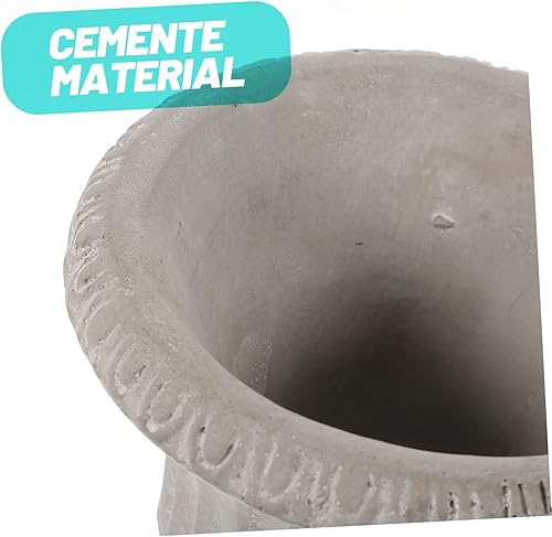 Miniatura 9 de 1 maceta retro para suculentas, jarrones rústicos, macetas de Cotta de cemento blanco, maceta marroquí, jarrón geométrico, jarrón de flores seco,