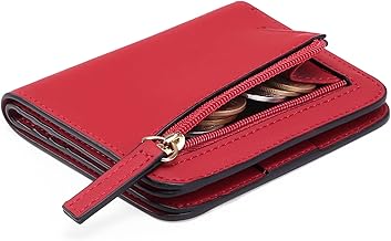GAEKEAO Purses for Women, Women's Wallet in Short Format RFID Blocking Minimalist Coin Pocket Coin Purse