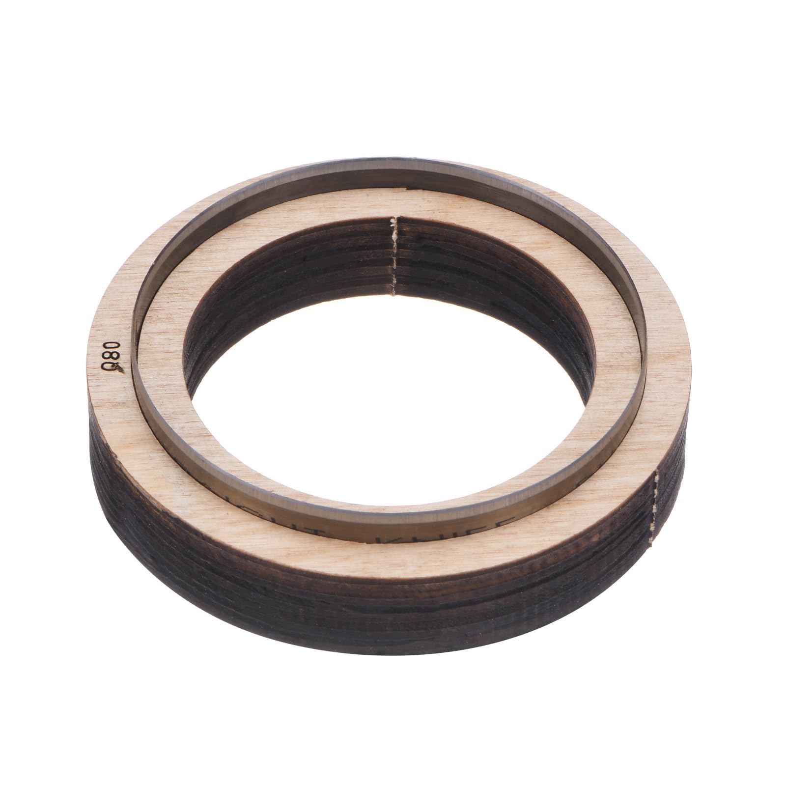 QUARKZMAN Taglio Pelle Fustellatrice 3.1" Dia Fustella Metallo Pelle Taglio Circolare Acciaio Inossidabile Stampi Legno Utensile Punzonatura per Creazioni Artigianali Pelle