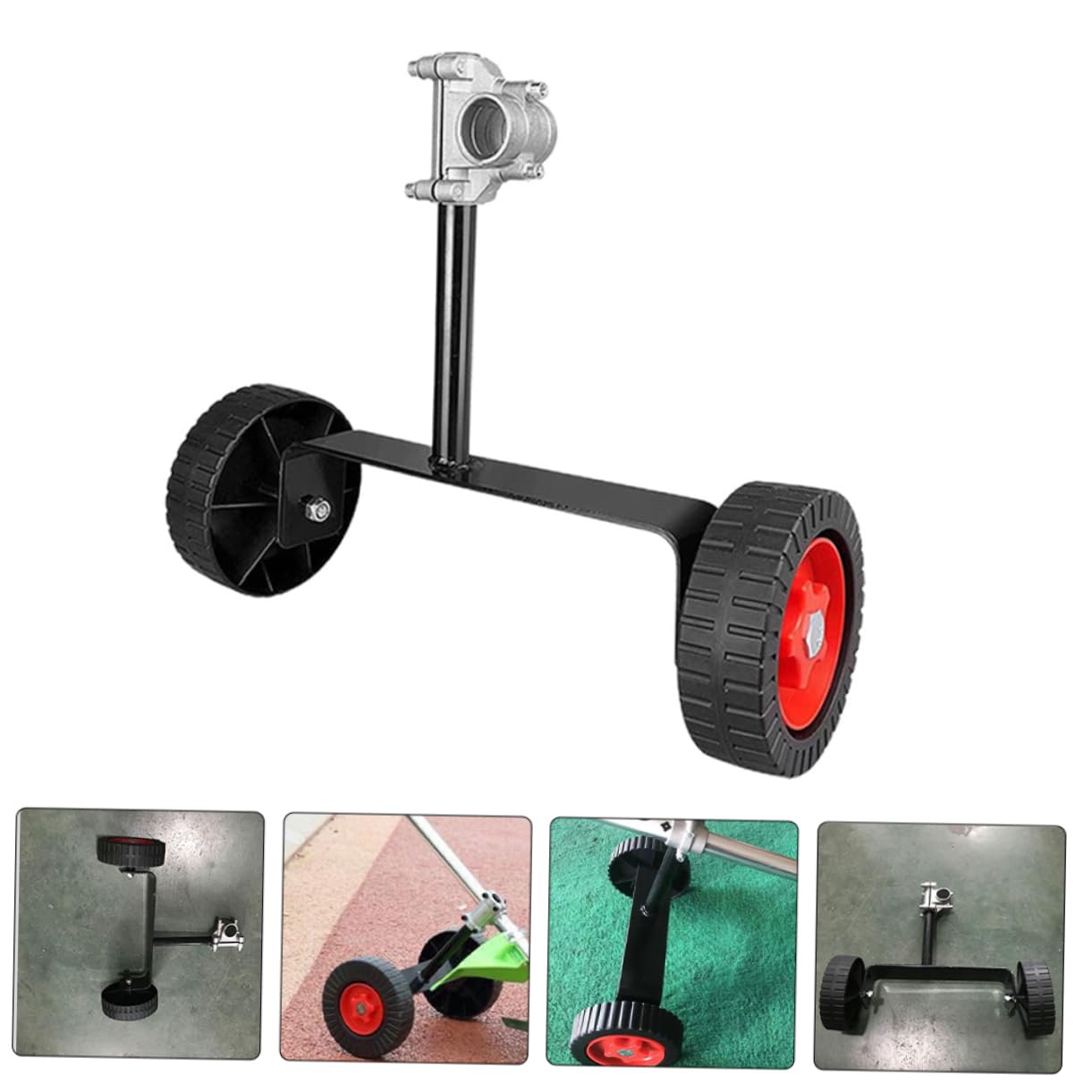 2piezas Ruedas De Soporte Para Cortacésped Para Generador Herramientas Para Césped Fácil Movimiento