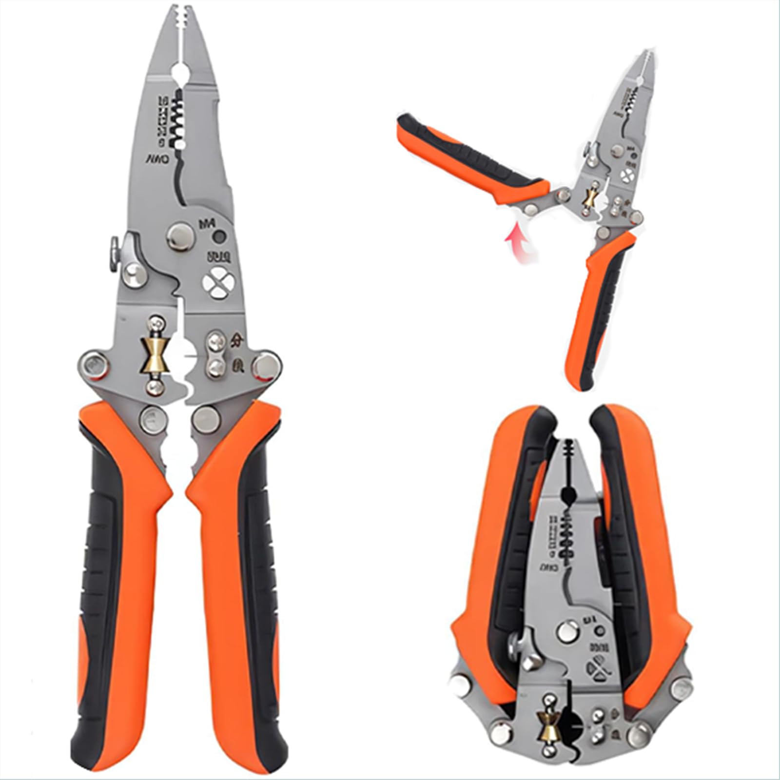 ヤ*ー様 simply complicated CORDTWIST WORKPA 12in1 Multifunctional Wire Stripper Foldable Wire Stripper Twister