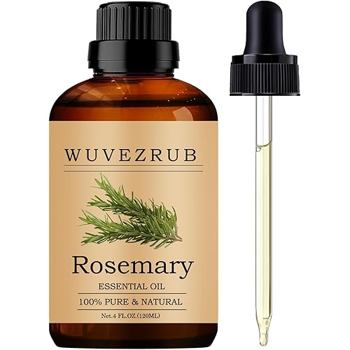 Rosemary Essential Oils Organic, 120ML Pure and Natural Rosemary Essential Oil for Aromatherapy Diffuser - Rosemary /4 Fl Oz