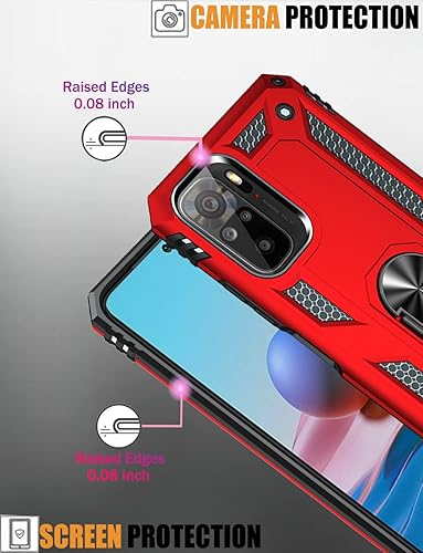 Miniatura 10 de Zoeirc Funda para Redmi Note 10 4GNote 10S M2101K7BG con protector de pantalla de vidrio templado grado militar Funda protectora magnética para