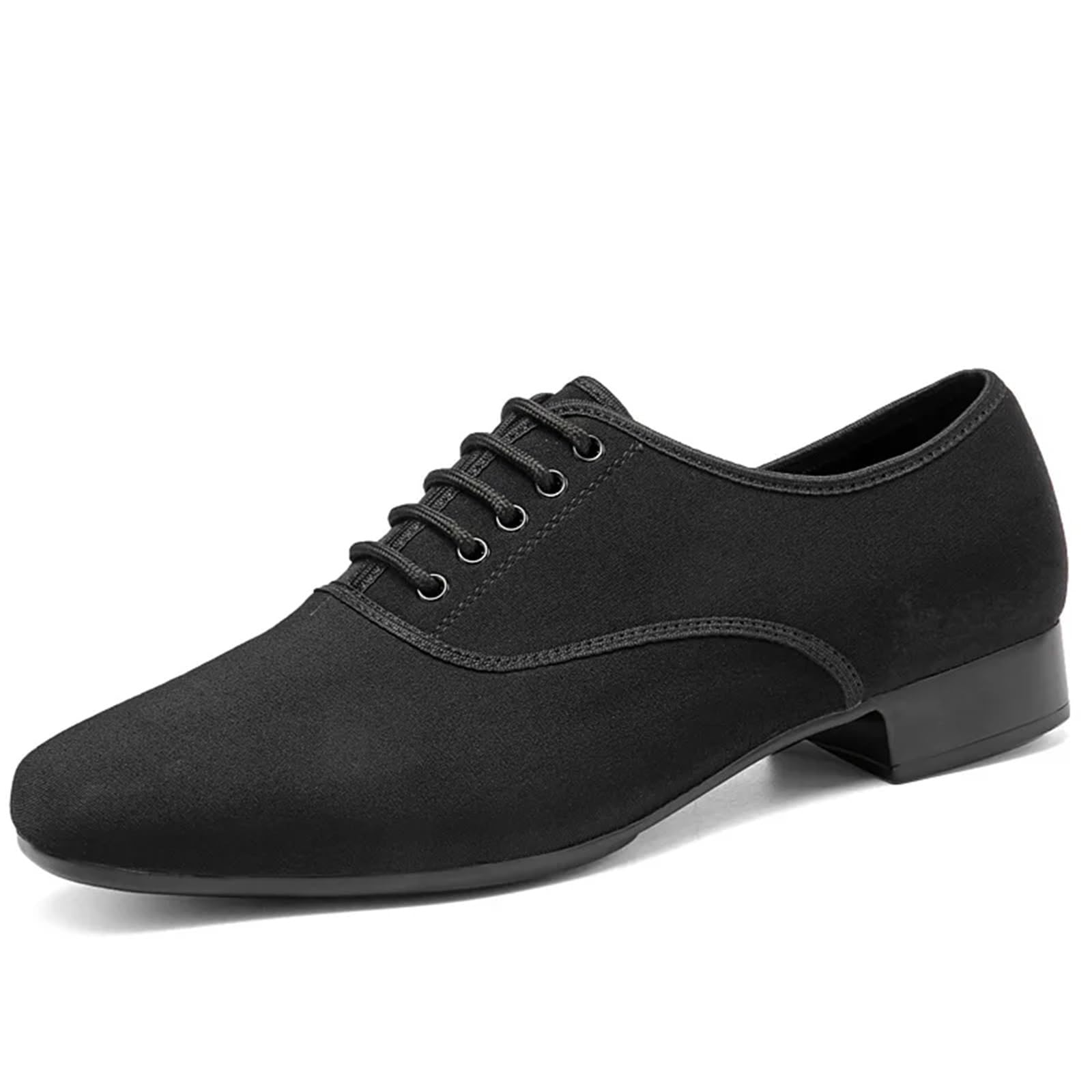 Zapatos de Baile Latino Hombre Zapatos de baile latino de salón, zapatos de Jazz for hombre, zapatillas de deporte for hombre, zapatos de baile profesionales o de práctica de tacón bajo, tela Oxford(I