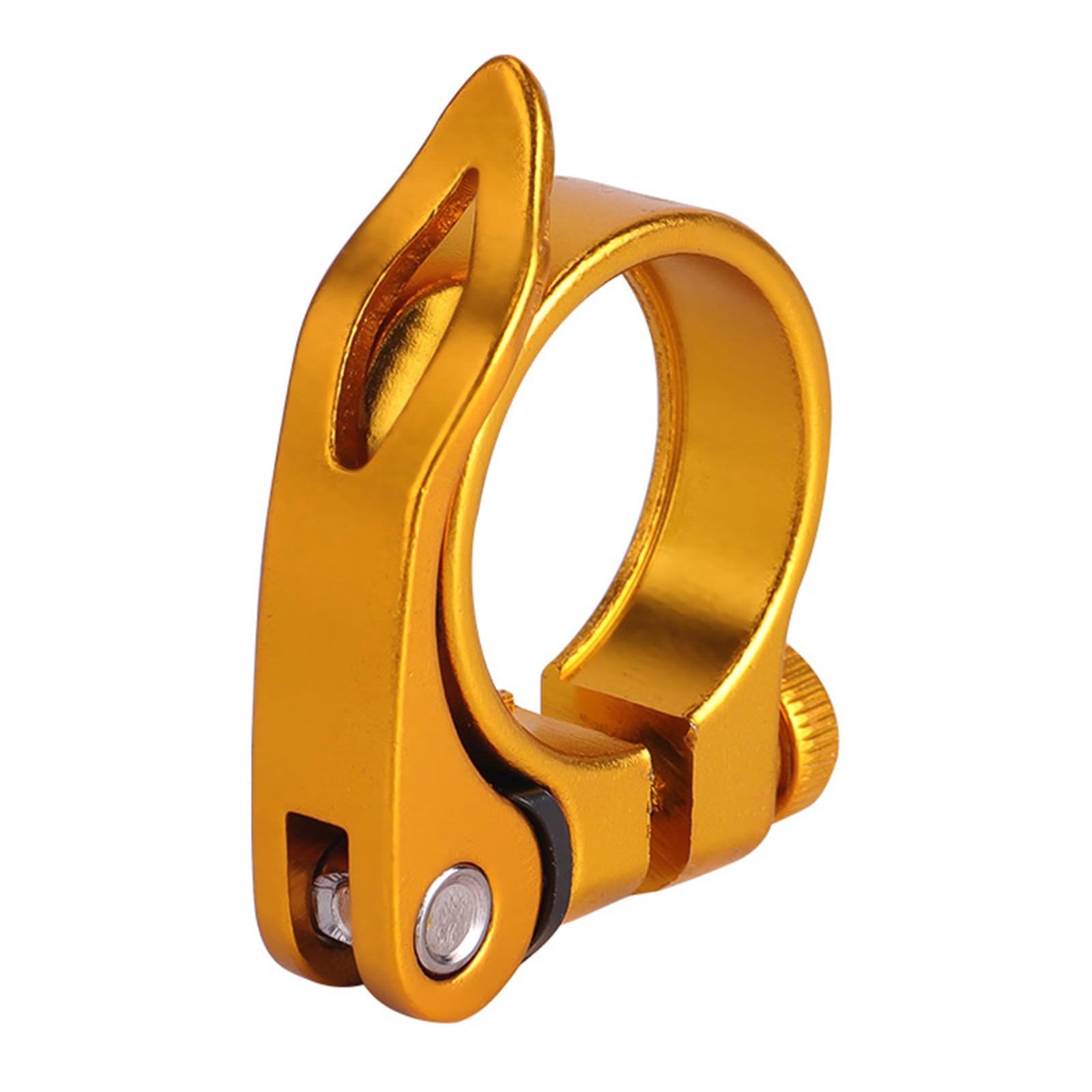 Road Bike Seat Tube Clip Bike Saddles Seat Clamps Bicycles Seatpost Clamp Aluminum Alloys 34.9mm Tube Clamp Quickly Release Bicycles Seatpost