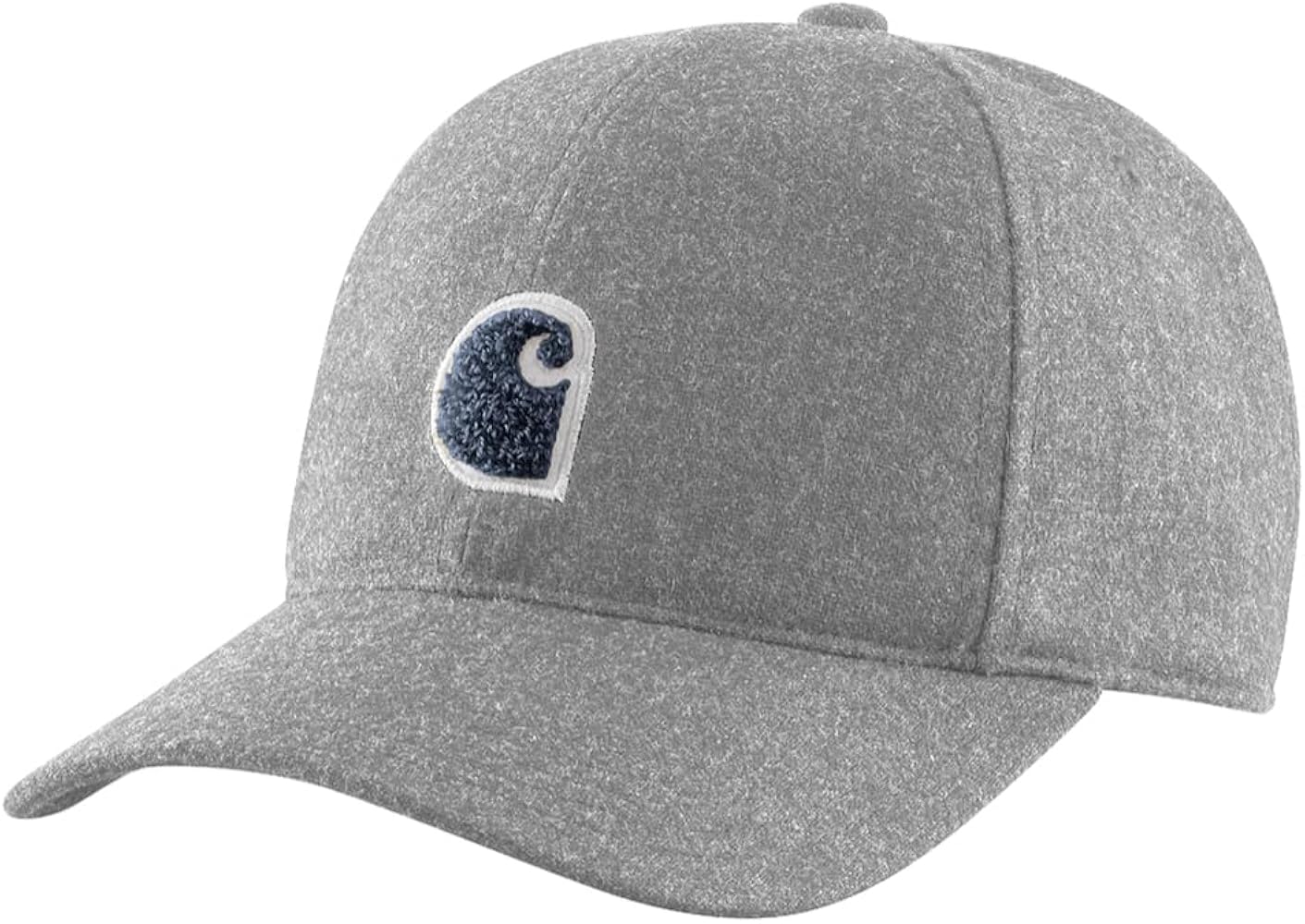 Wool Blend C Patch Cap Heather Grey at Amazon Men's Clothing store