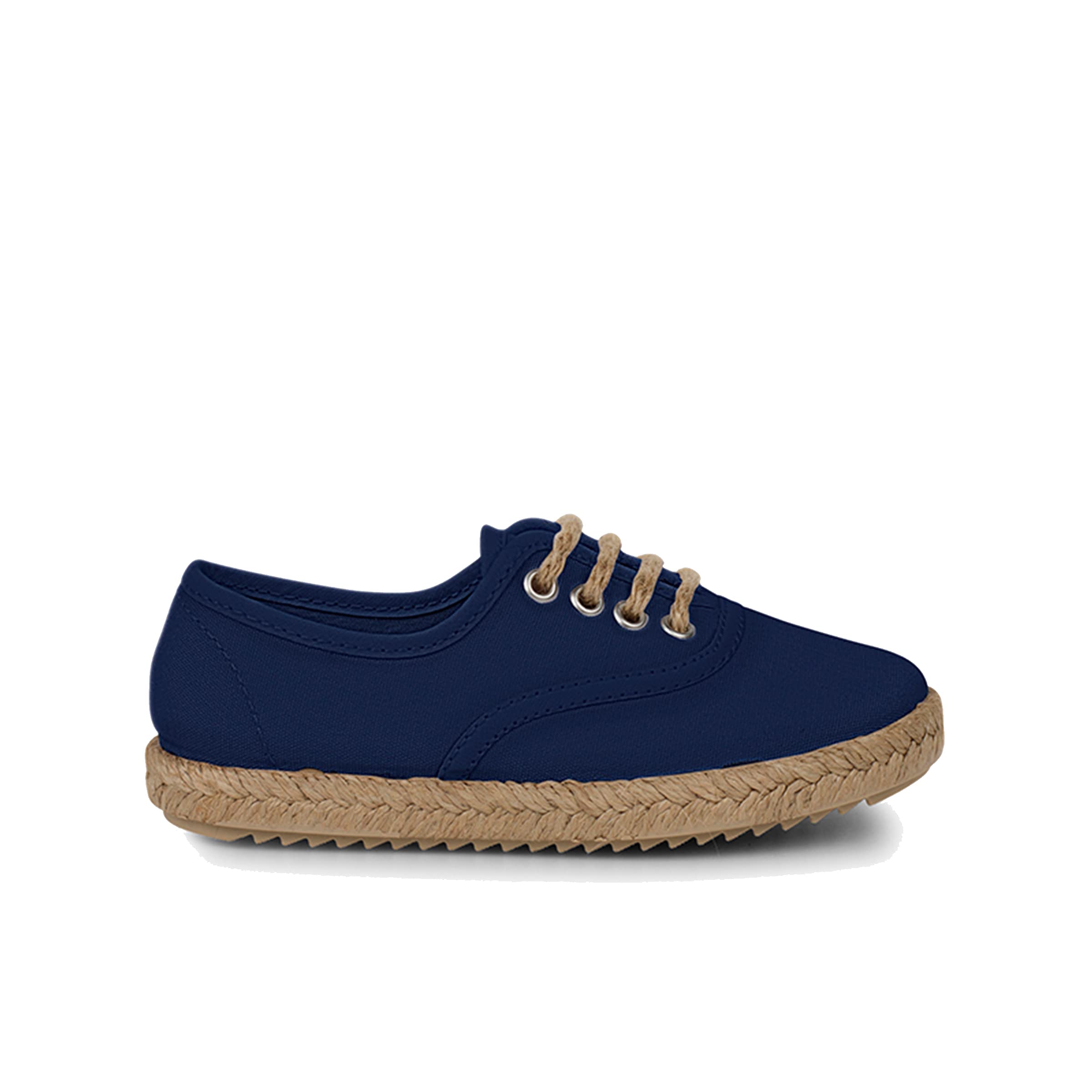 Pisamonas Zapatillas Niños Suela Y Cordones Yute
