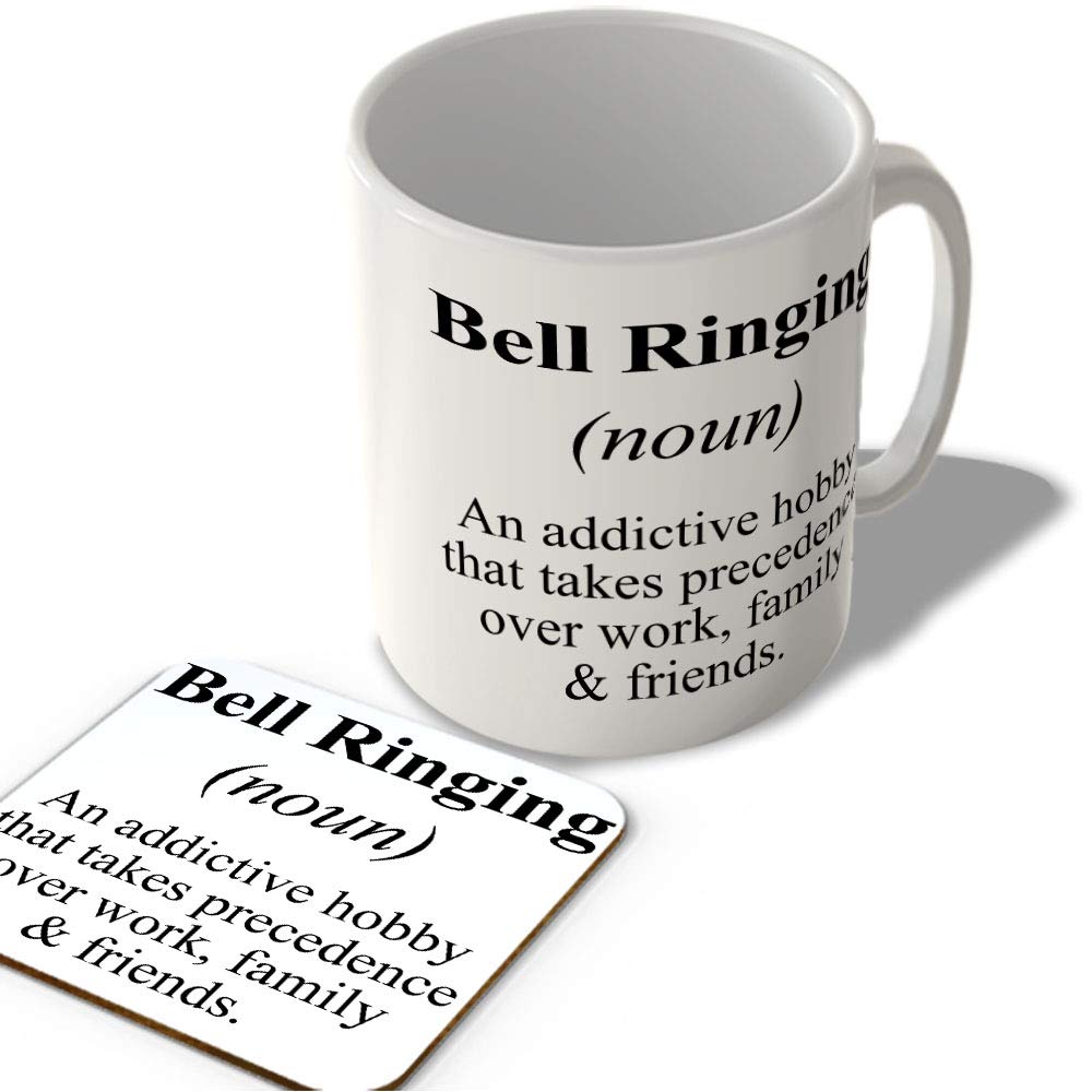 McMug - Bell Ringing Definition - Mug and Coaster Set, Ceramic, 11fl.oz.